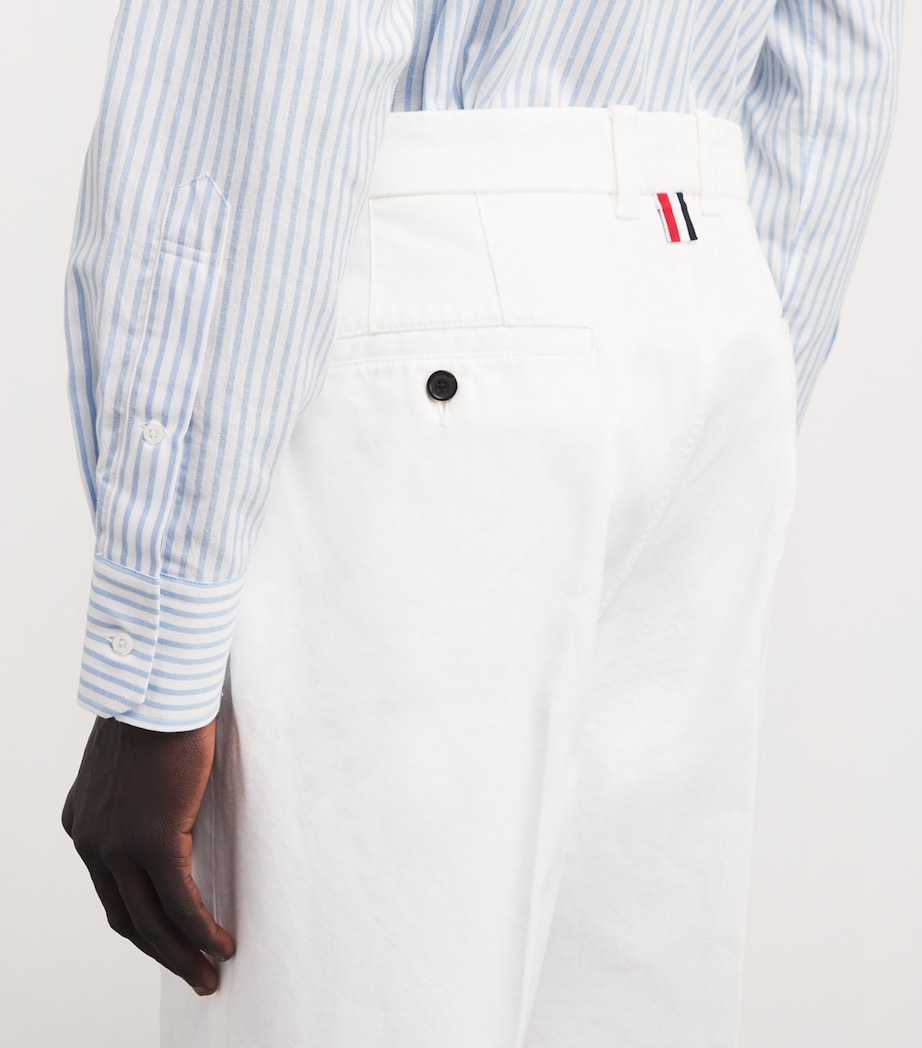 Cotton Twill Utility Trousers WHITE Image 6