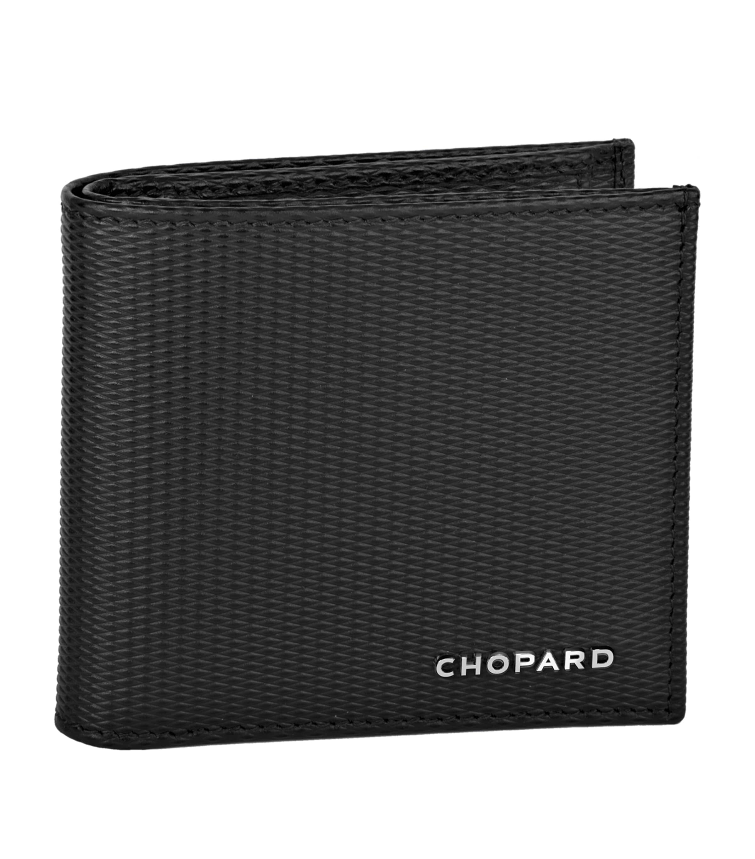 Chopard Small Leather Classic Bifold Wallet In Black