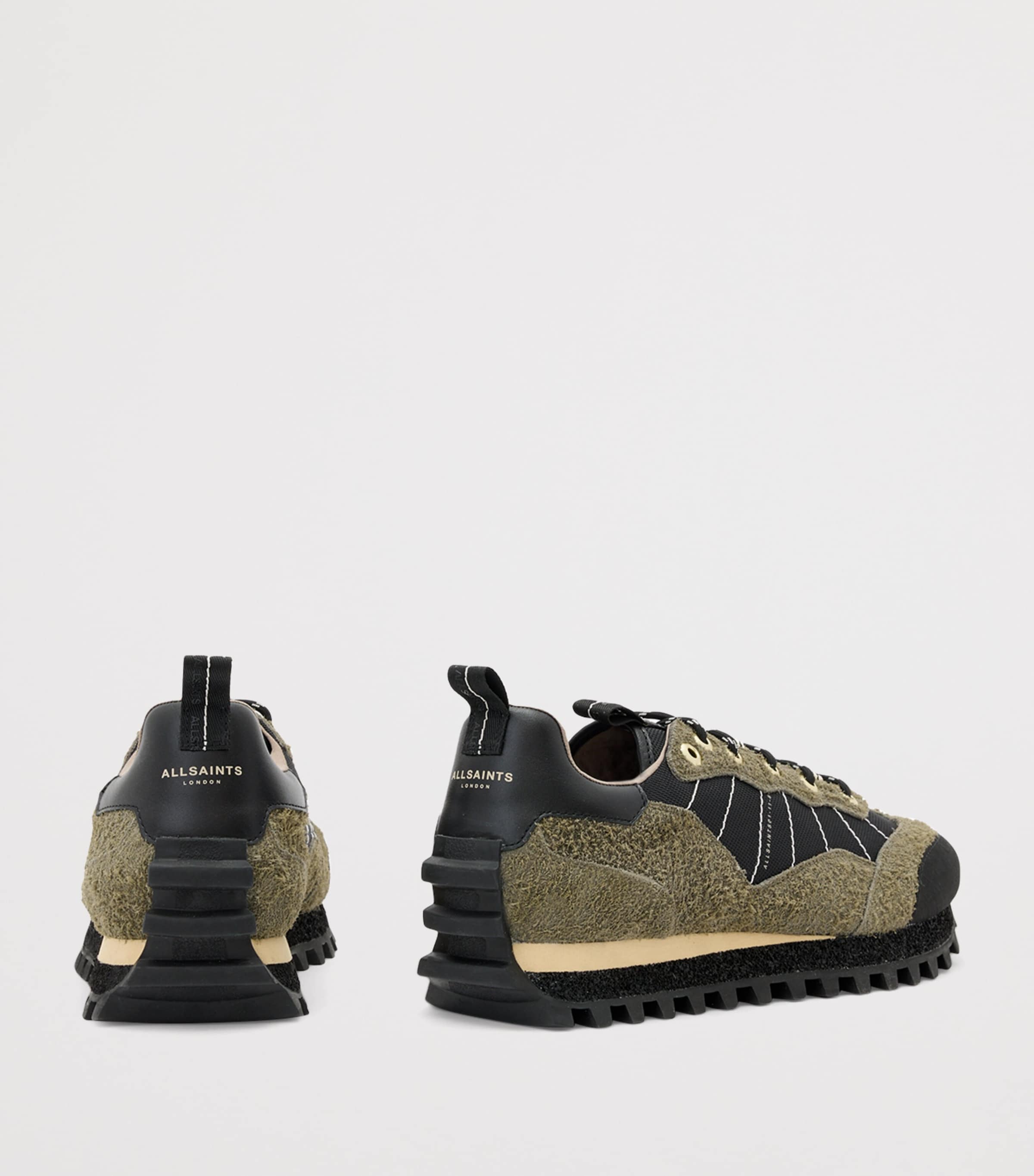 Suede Nevis Sneakers KHAKI GREEN/BLACK Image 5