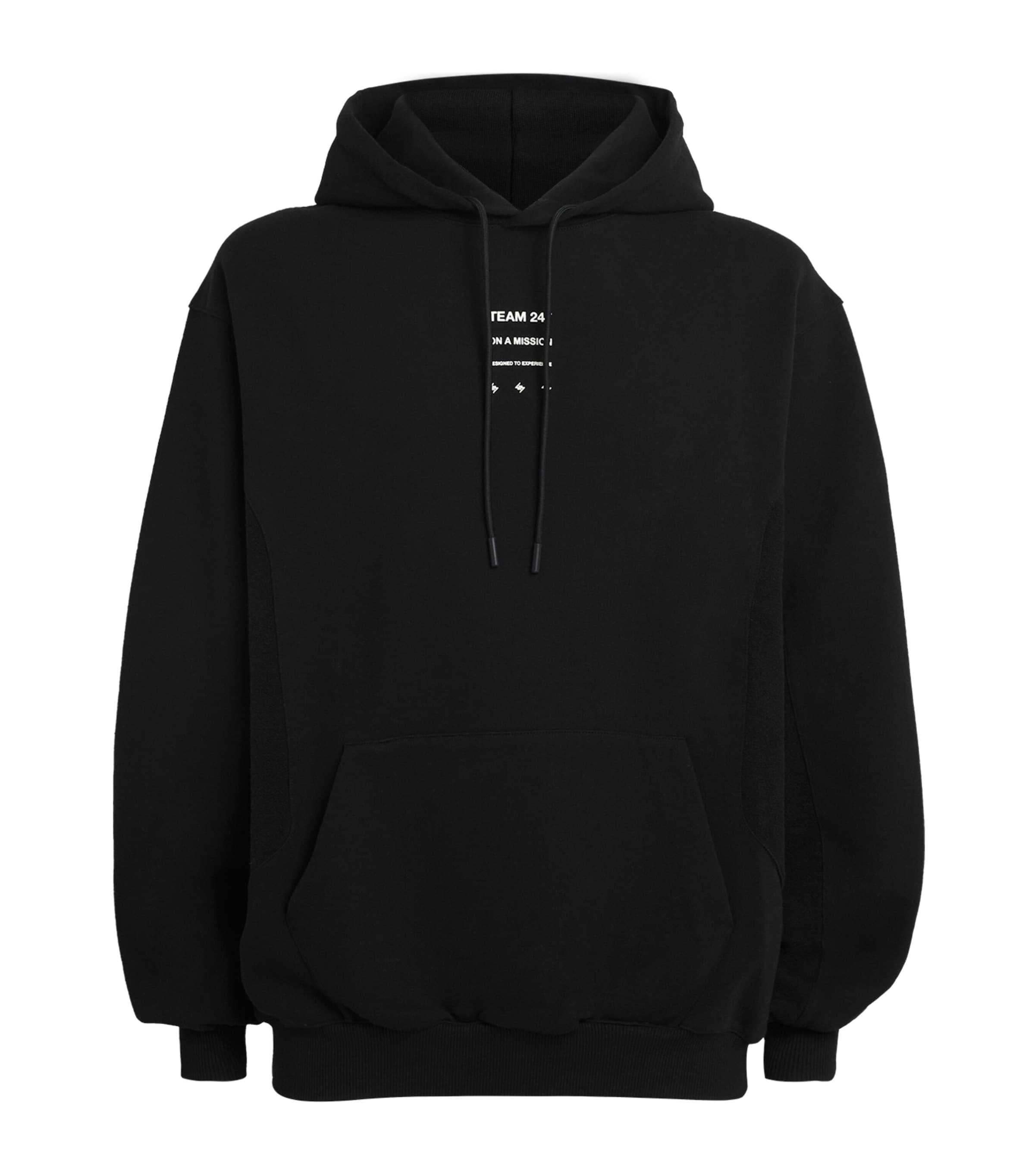 Oversized Uprising Hoodie BLACK Image 1