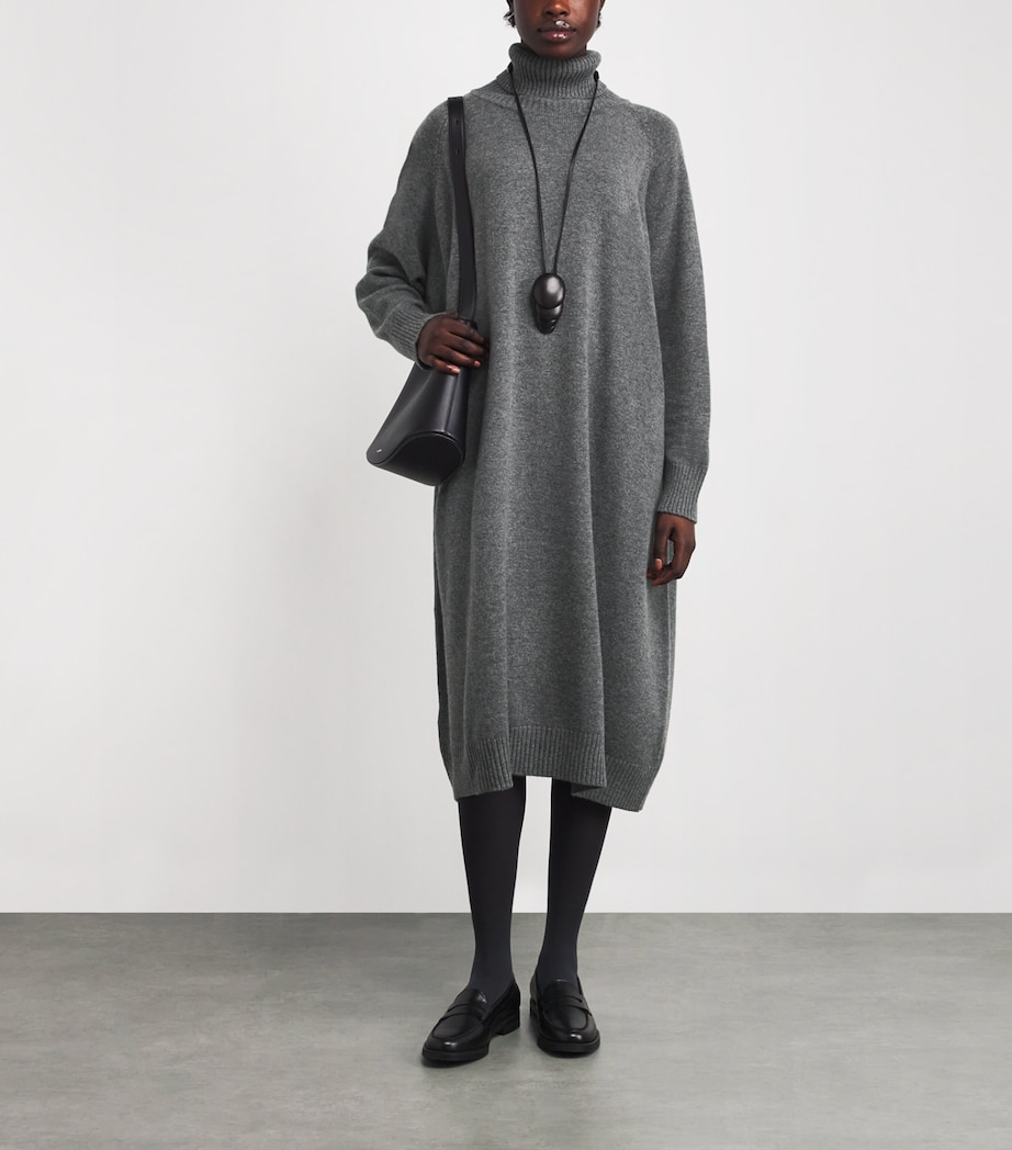 Cashmere Wide Rollneck Sweater Dress WINGREY Image 2