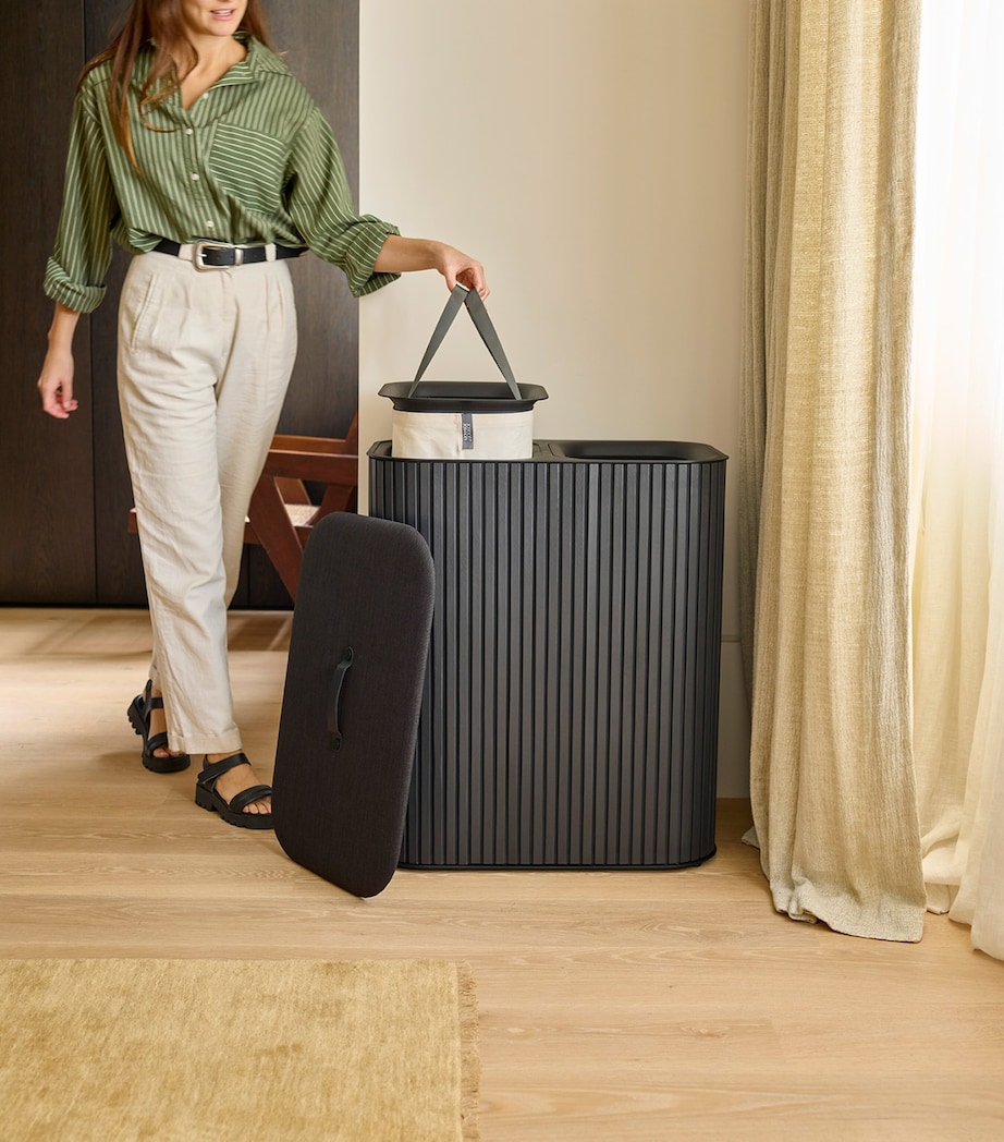 Tota Luxe Laundry Basket (90L) BLACK Image 3