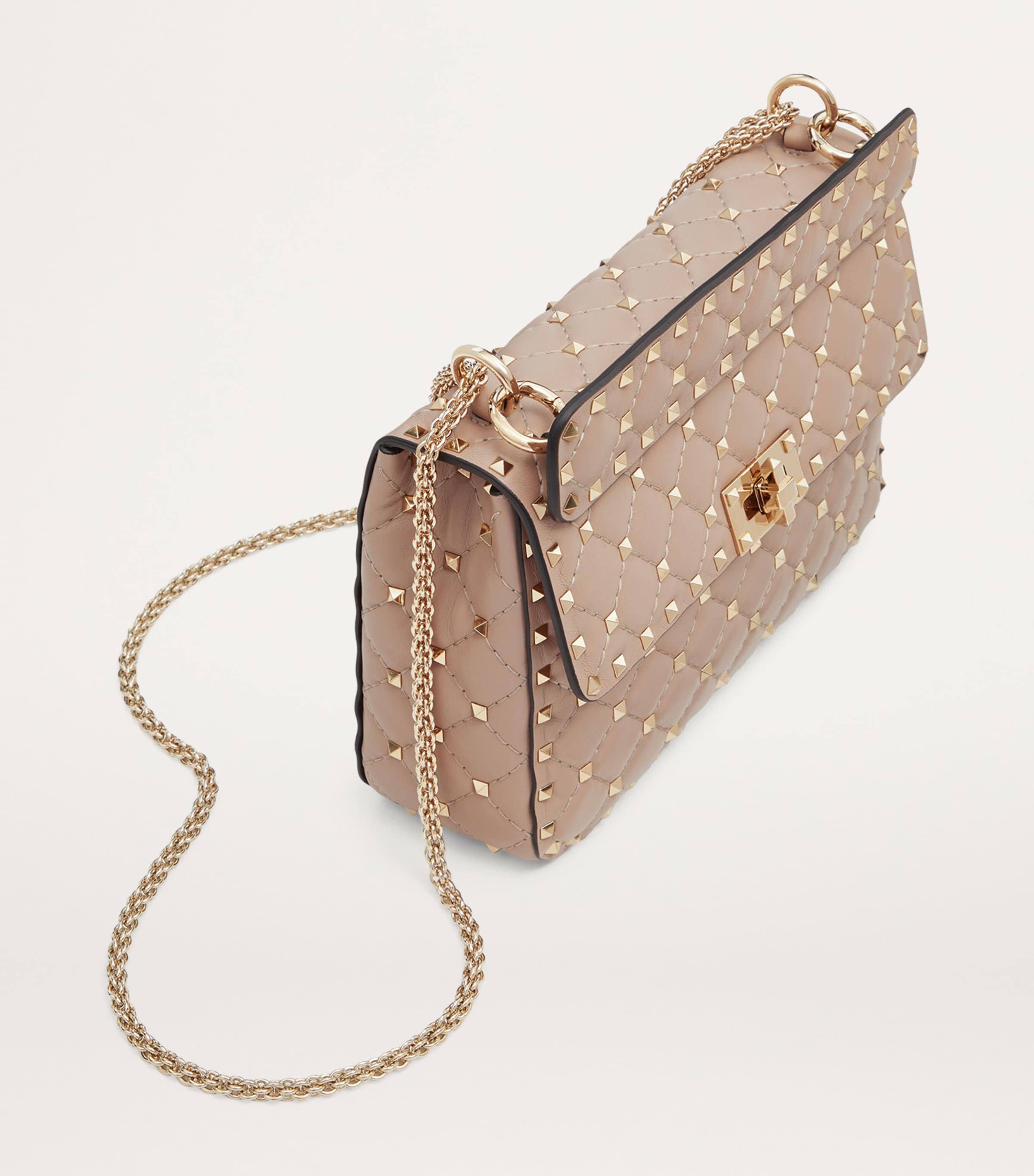 Medium Rockstud Spike Top-Handle Bag P45 Image 4