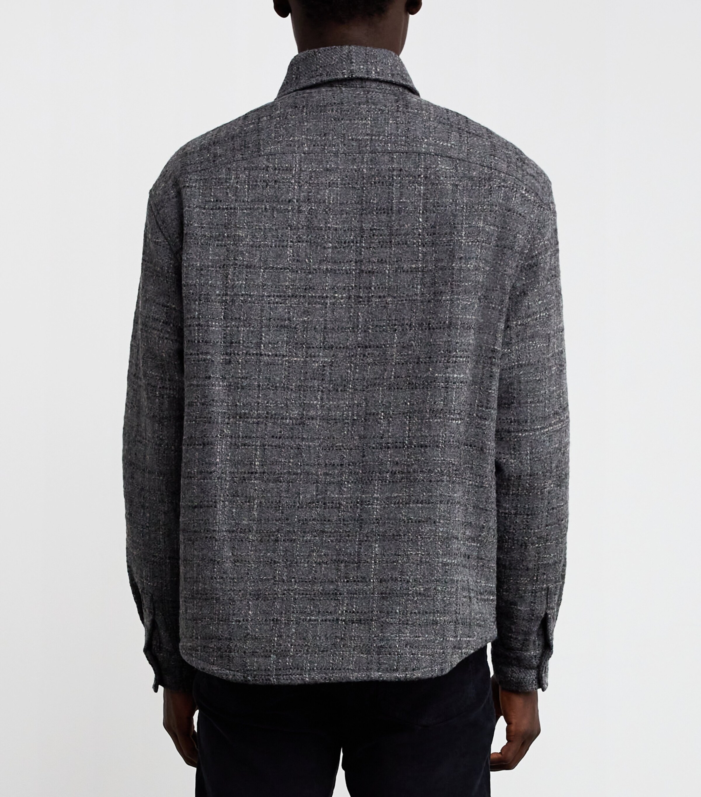 Wool-Blend Tweed Overshirt GRYM Image 4