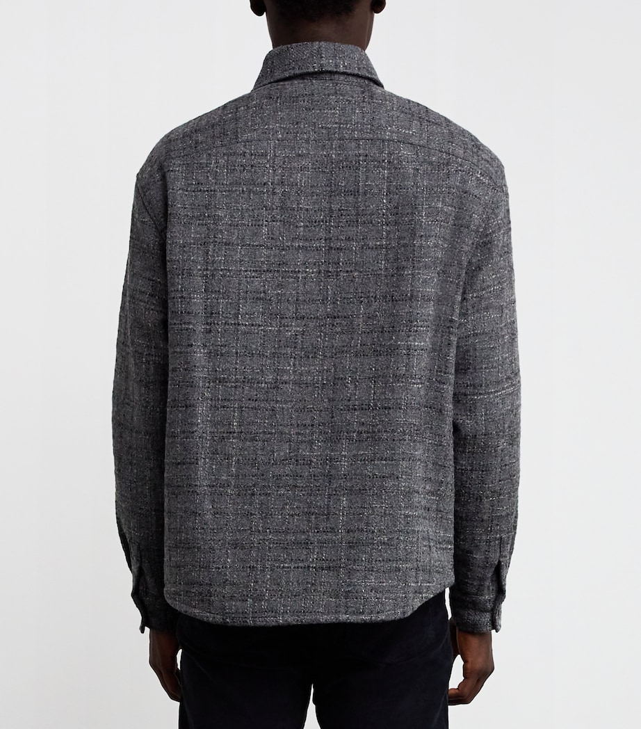 Wool-Blend Tweed Overshirt GRYM Image 4