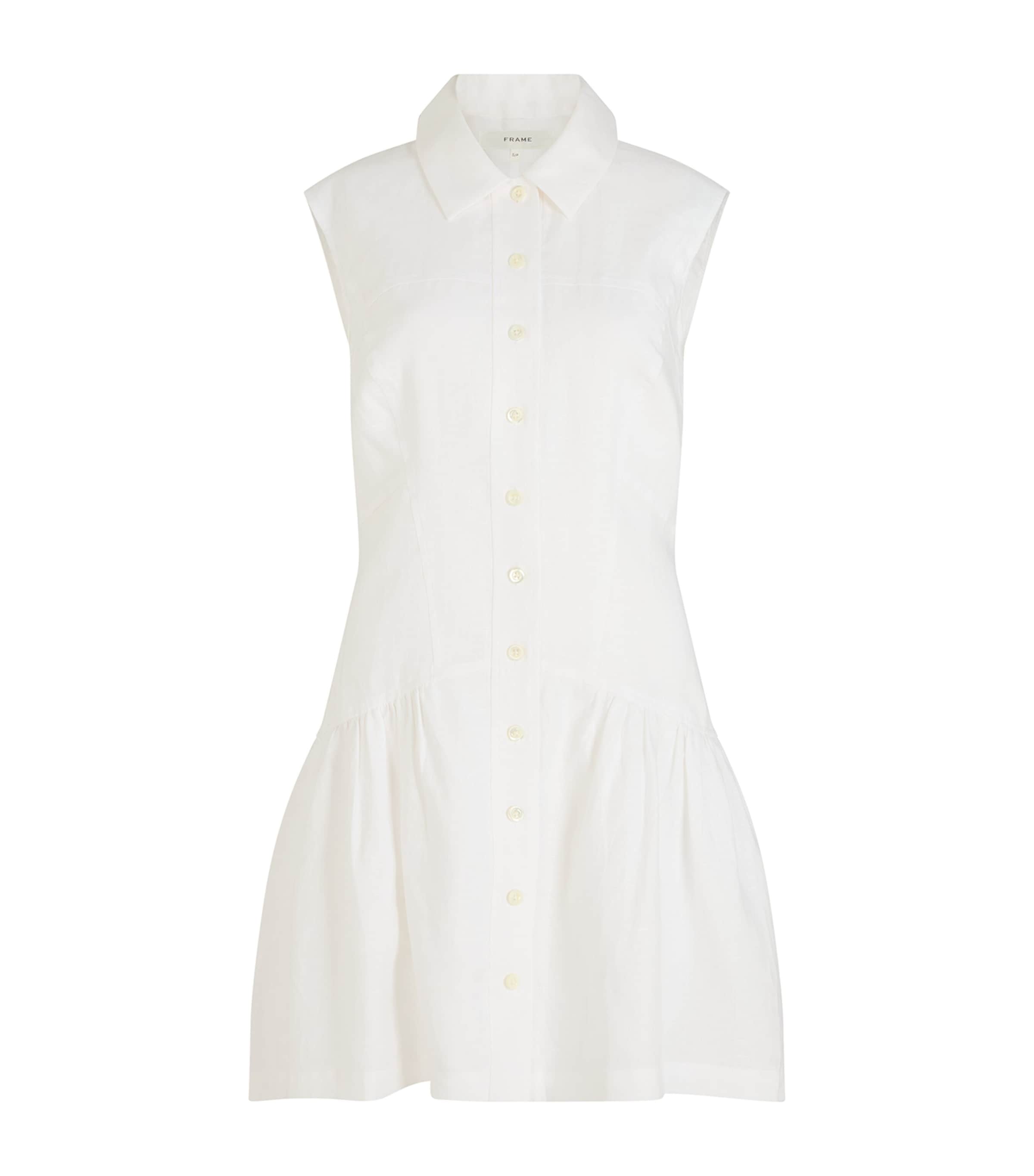 Frame The Linen Day Dress In White