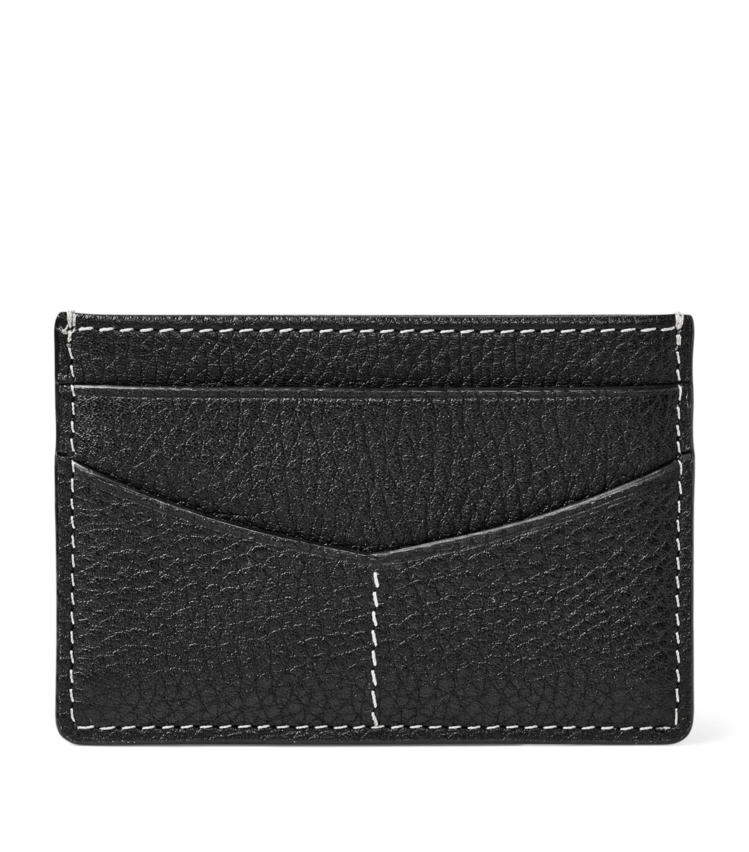 Aspinal Of London Leather Hudson Slim Card Holder Black Image 1