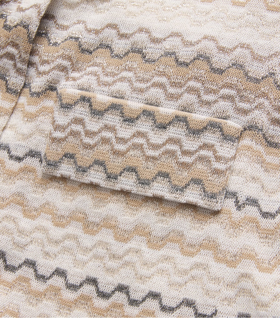 D.Exterior Womens Knitted Double-Breasted Blazer Duna Image 5