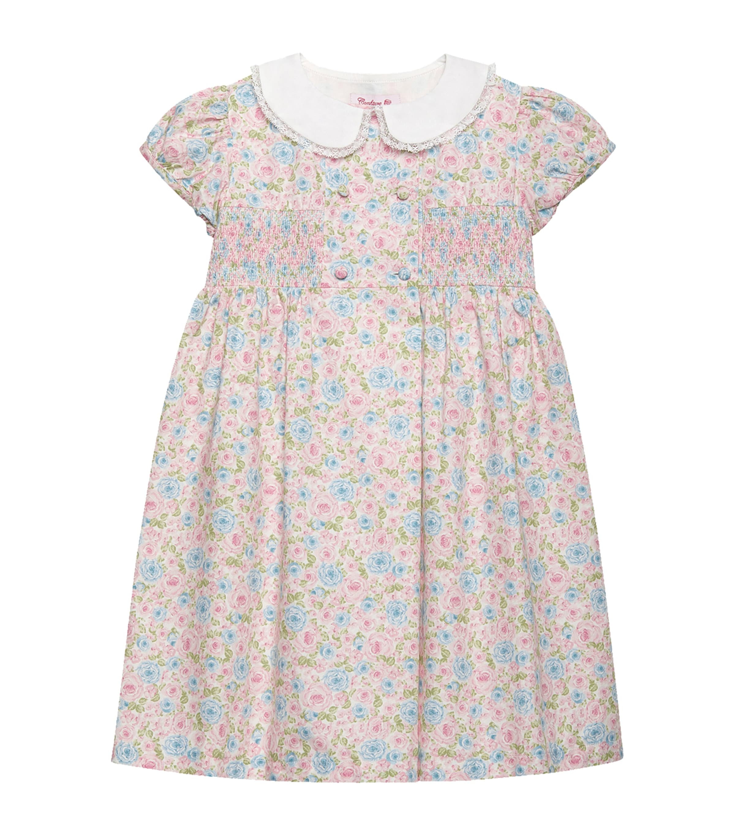 TROTTERS COTTON FLORAL PRINT ALICE DRESS 