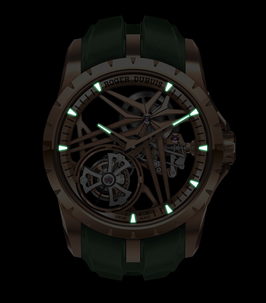 Roger Dubuis Rose Gold Excalibur Monotourbillon Watch 42mm Clear Image 2