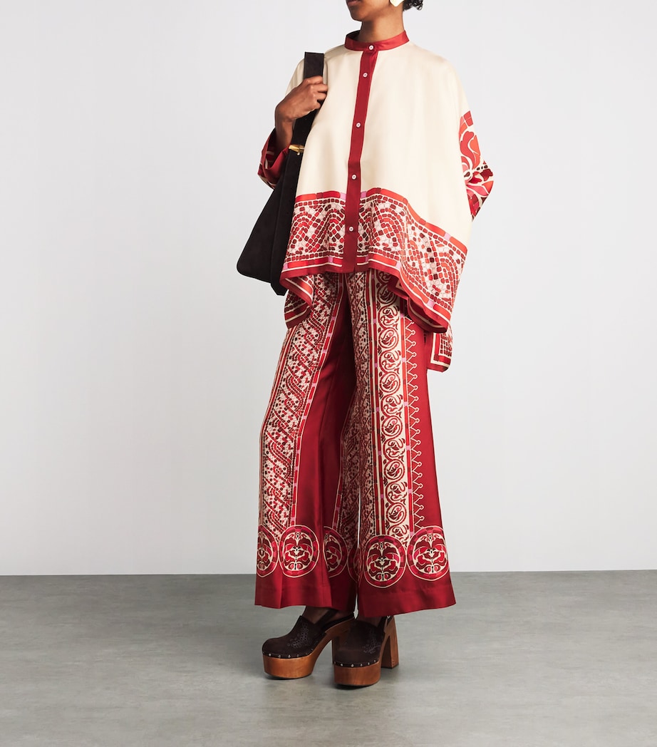 Silk Foulard Shirt RE01 COBRA PLACEE Image 2