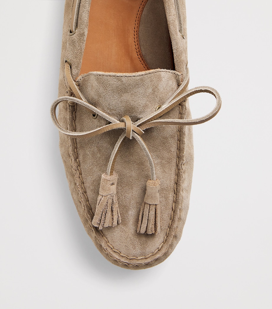Suede Anders Driving Shoes BROWN Image 3