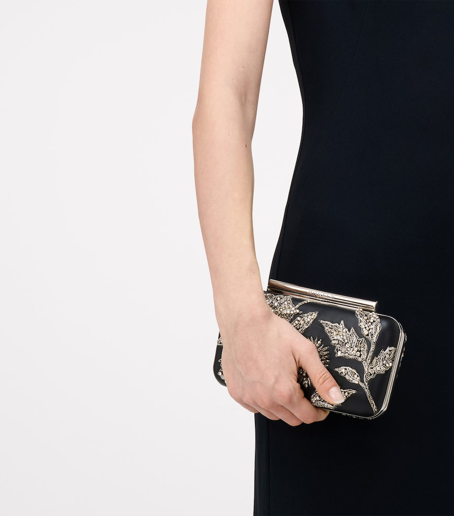 Embellished T-Bar Box Clutch Bag 8490 Image 5