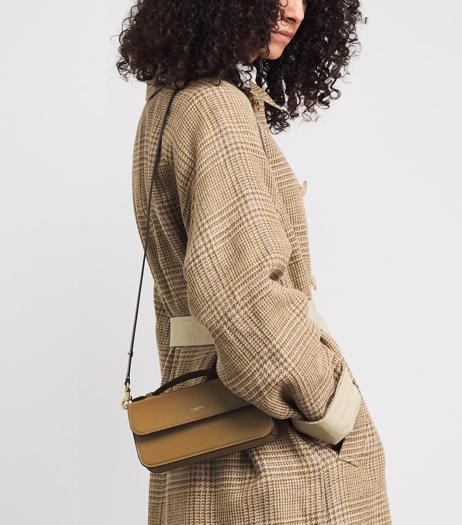 Coach Leather Elora Cross-Body Bag Olive Image 4