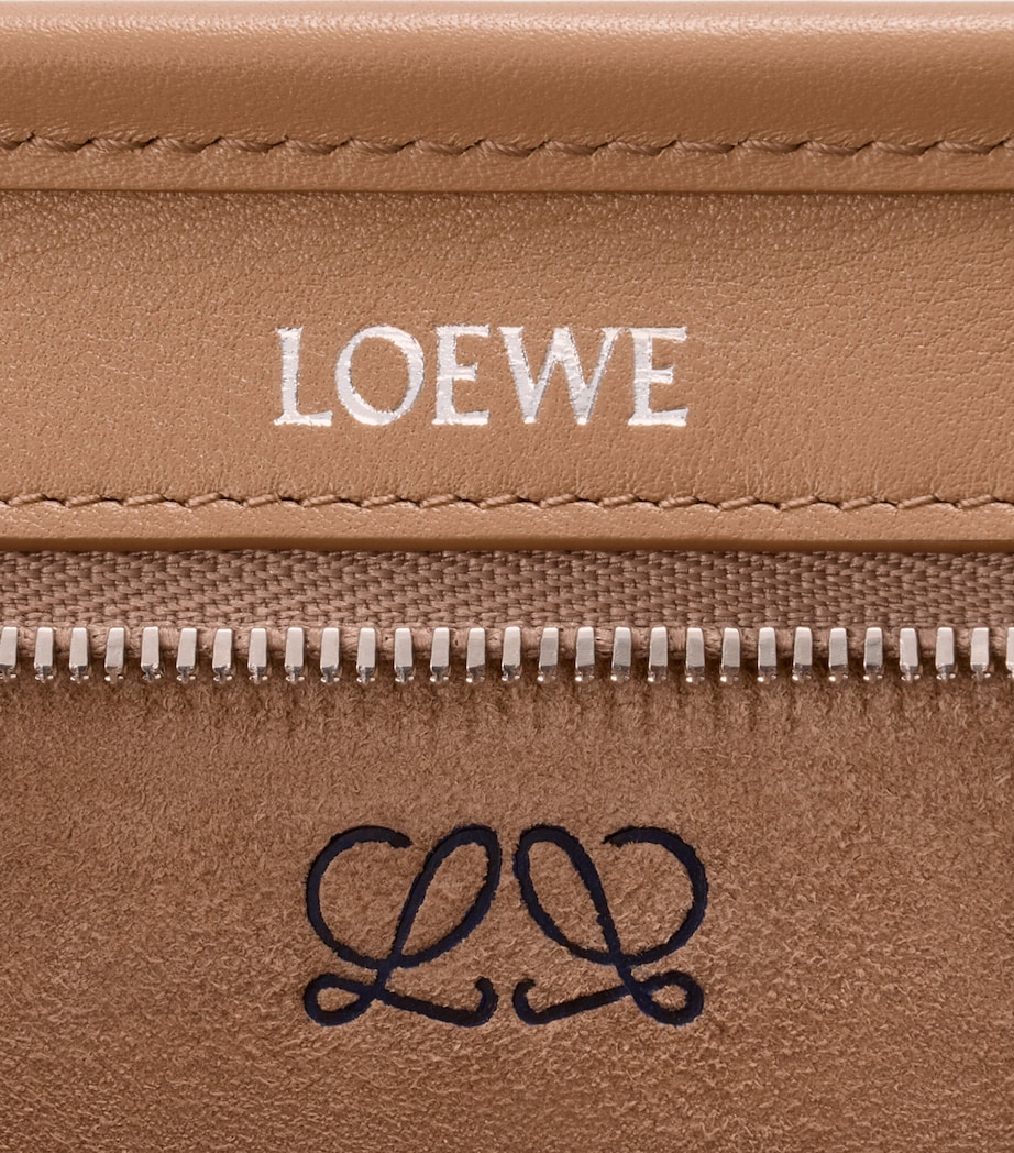 LOEWE Mini Calfskin Amazona 180 Top-Handle Bag Mocha Image 9