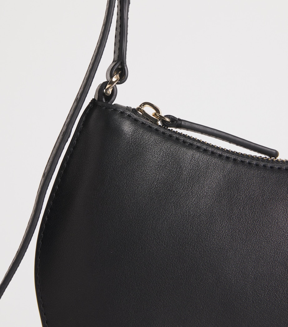 Claudie Pierlot Leather Shoulder Bag Black Image 5