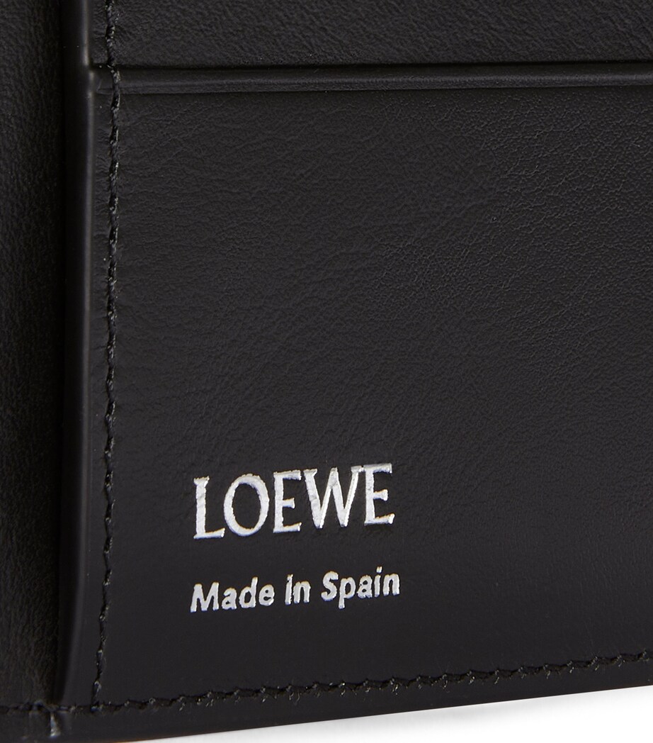 LOEWE Calfskin Folded Wallet Deep Navy/black Image 5