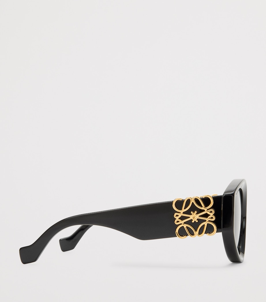 LOEWE Maxi Anagram Butterfly Sunglasses Black Image 3