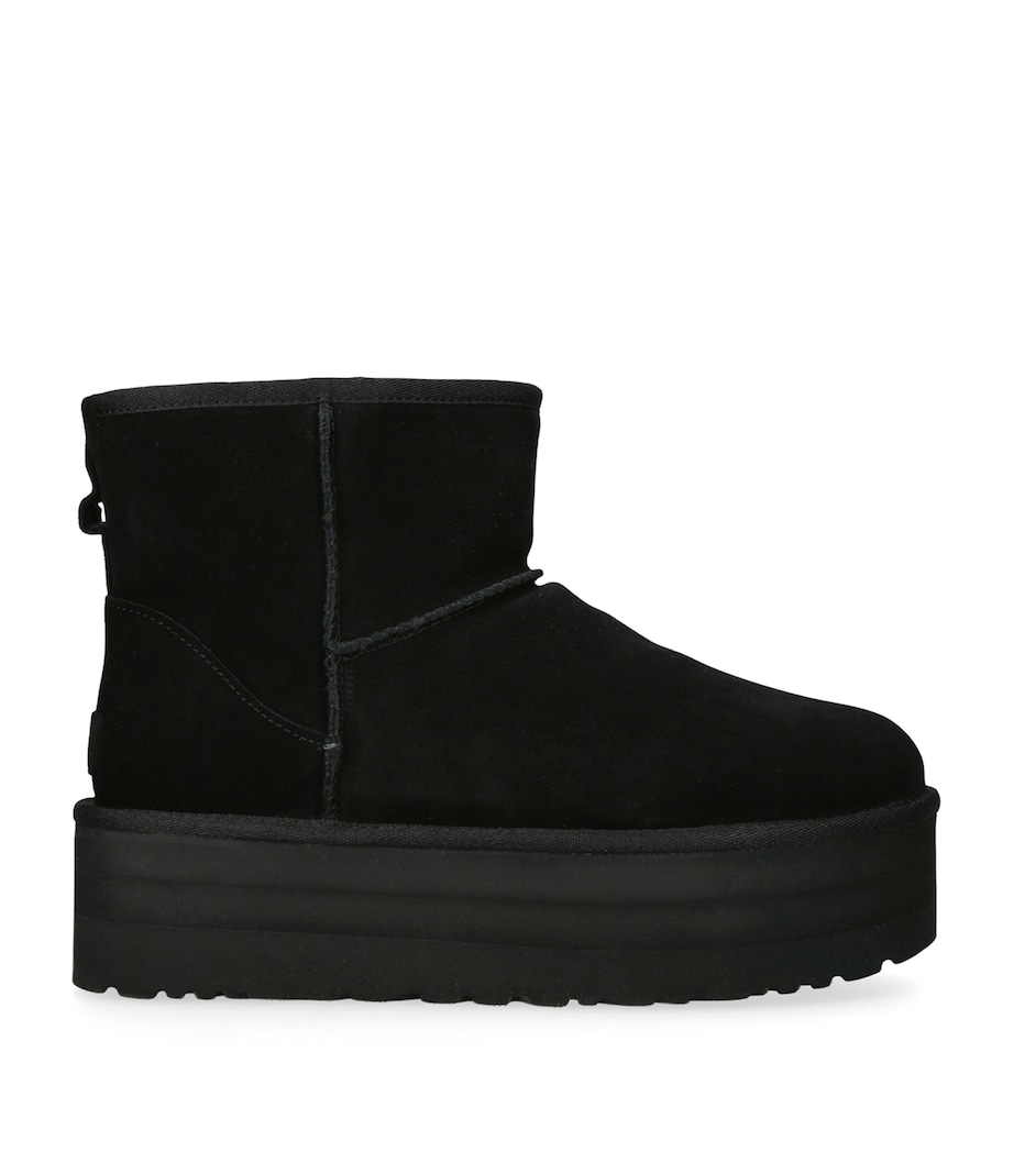 Suede Classic Mini Platform Boots BLACK Image 1