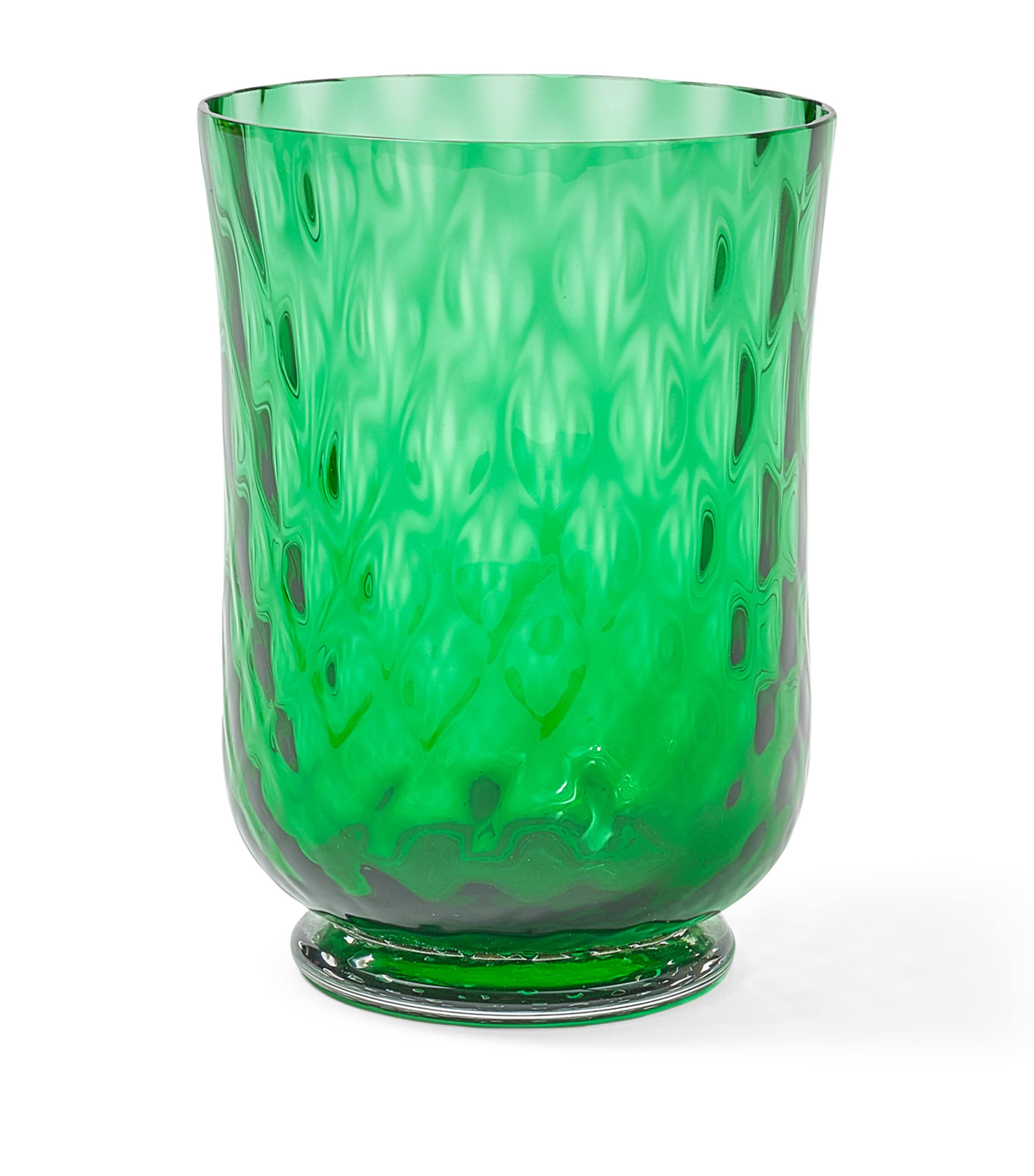 Cabana Magazine Balloton Murano Wine Glass In Green