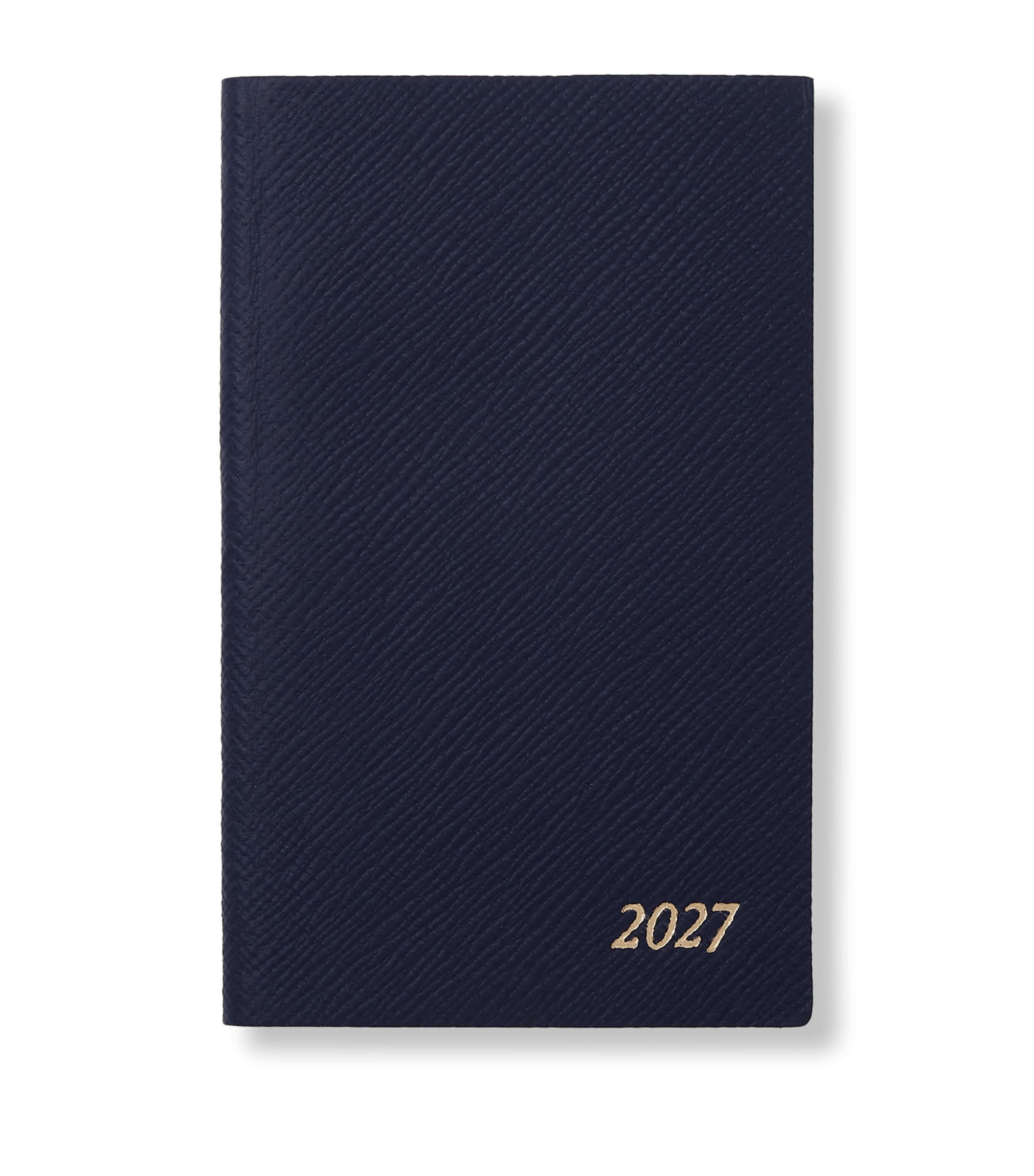 Smythson Leather Panama Weekly Diary 2027 Navy Image 1