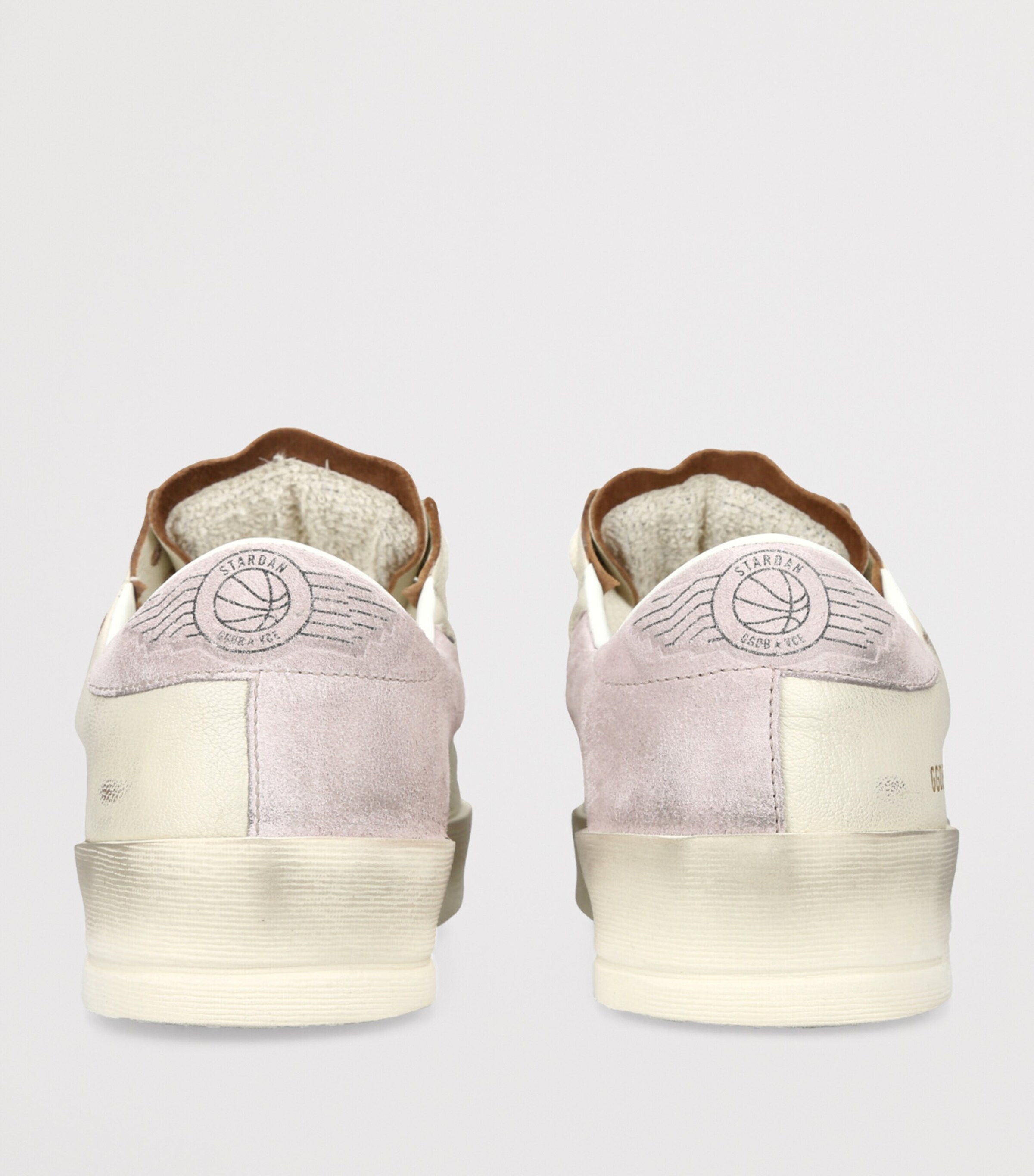 Golden Goose Leather Stardan Sneakers White/oth Image 2