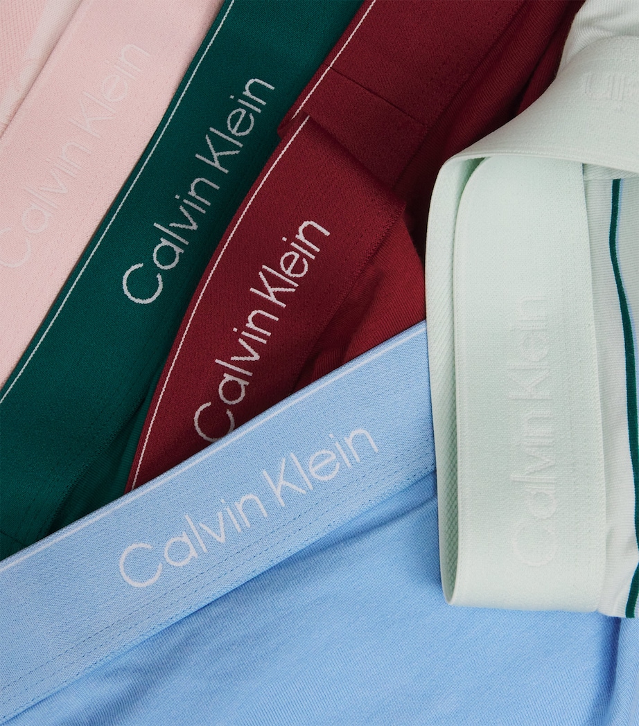 Stretch-Cotton Relaxed Trunks (Pack of 5) 0ERTURF/ Image 4