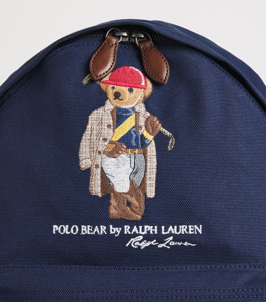 Cotton Canvas Polo Bear Backpack NEWPORT NAVY Image 5