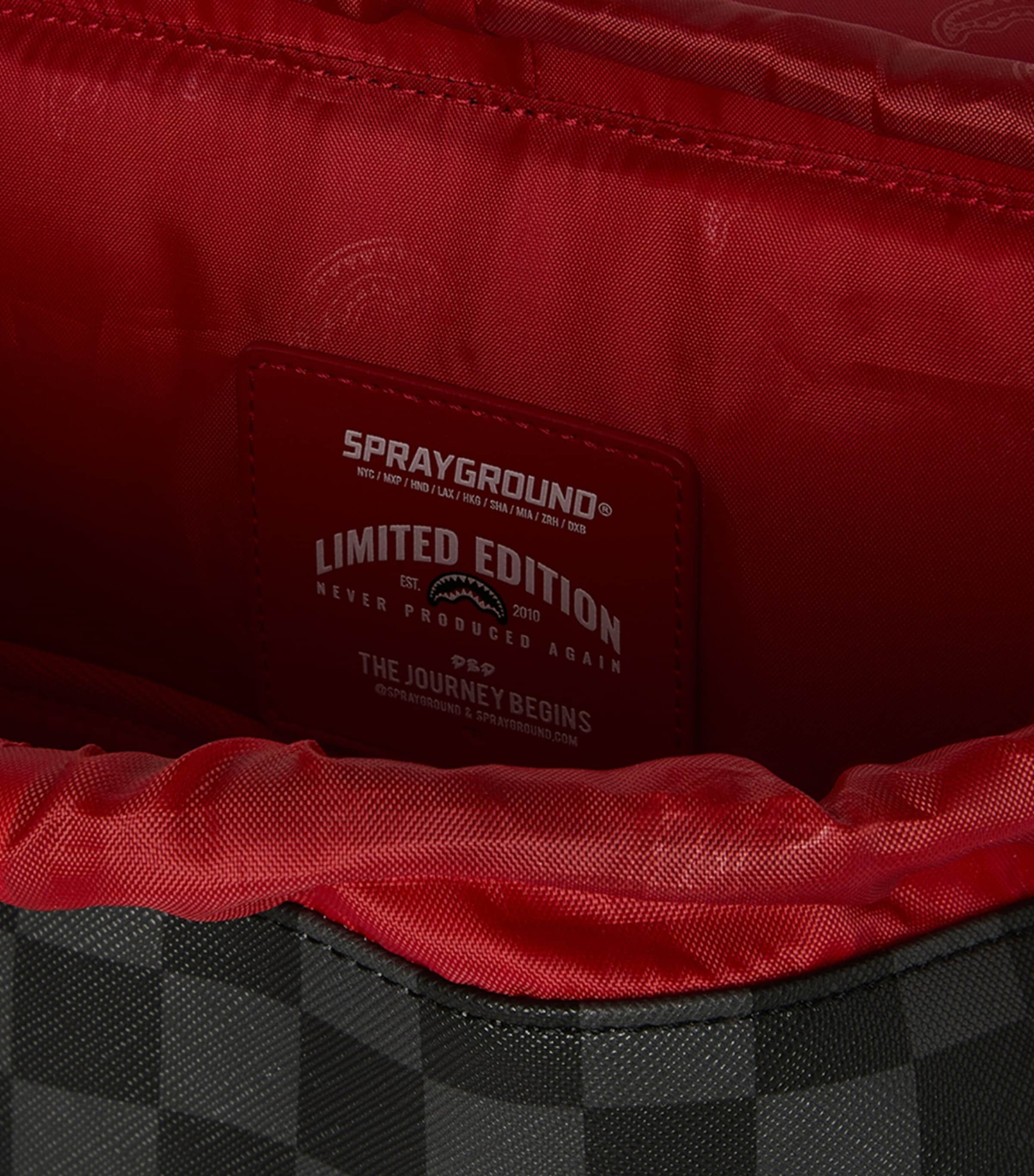 Sprayground Side Drip Flap Backpack Silver Side Drip Image 9