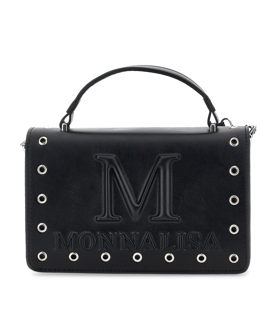 Embellished Logo Satchel NERO Image 1