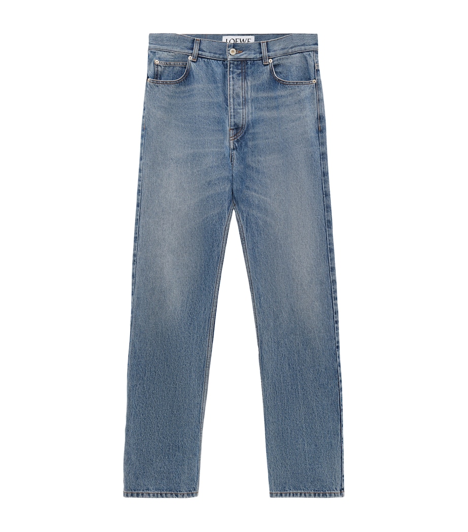 Straight Jeans BLUE Image 1