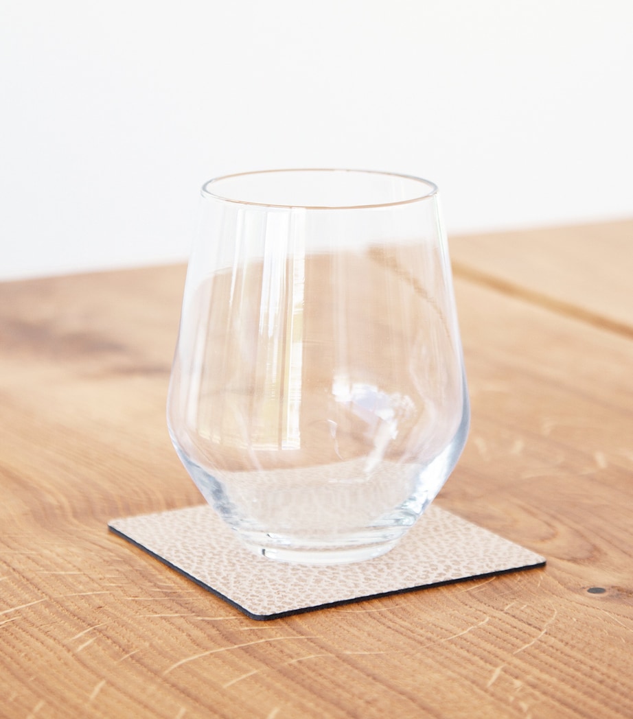 Set of 4 Hippo Coasters (10cm x 10cm) SAND Image 2