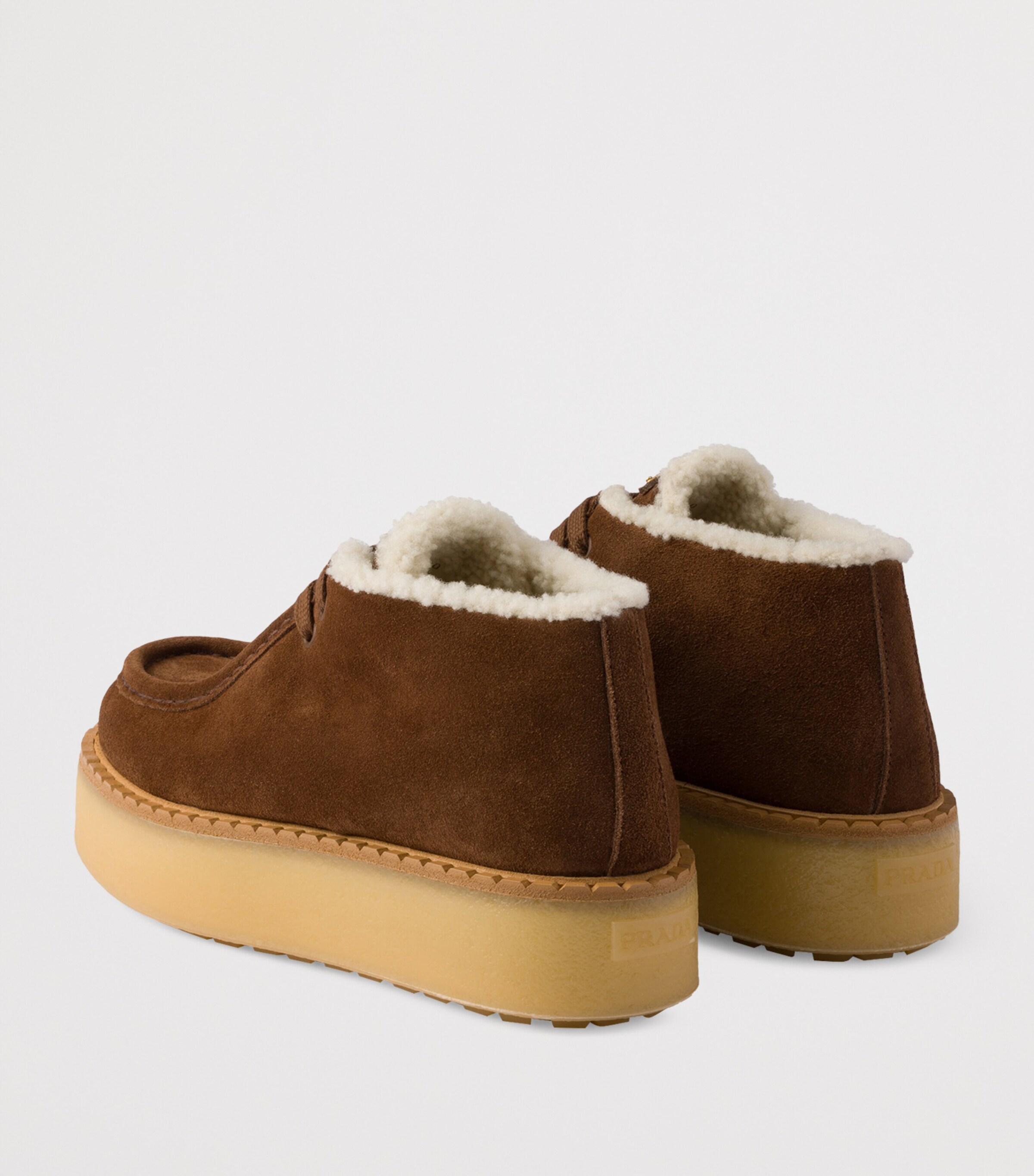 Prada Suede Chukka Ankle Boots Image 4