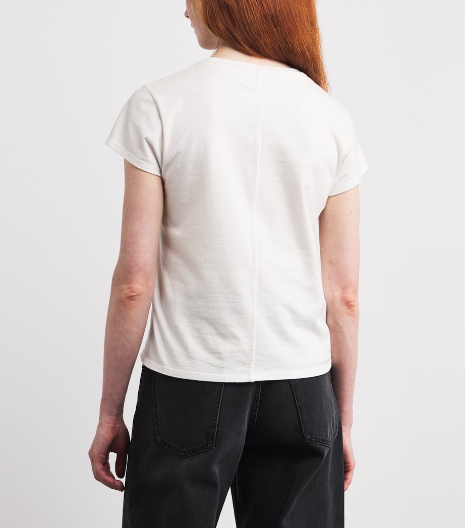 Tori Cotton T-Shirt WHITE Image 4