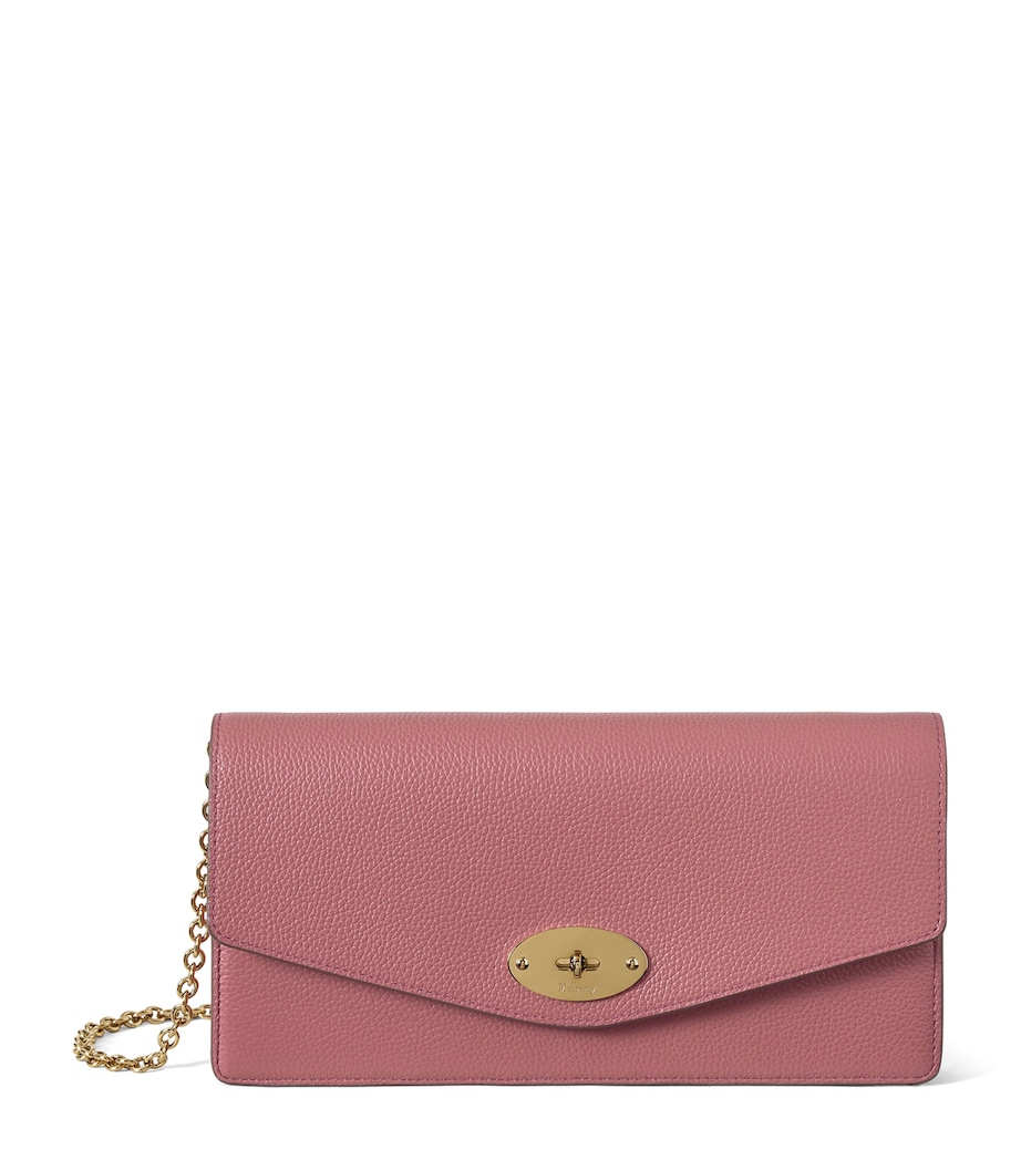 Mulberry Small Darley Clutch Bag Pink Scrumpy Image 1