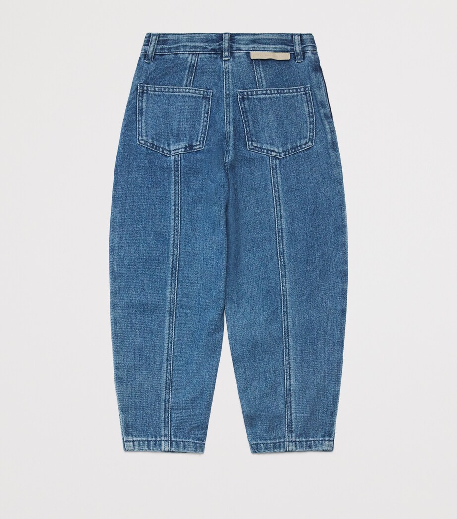 Stella McCartney Kids Heart Patch Jeans (3-14 Years) Air Force Blue Image 2
