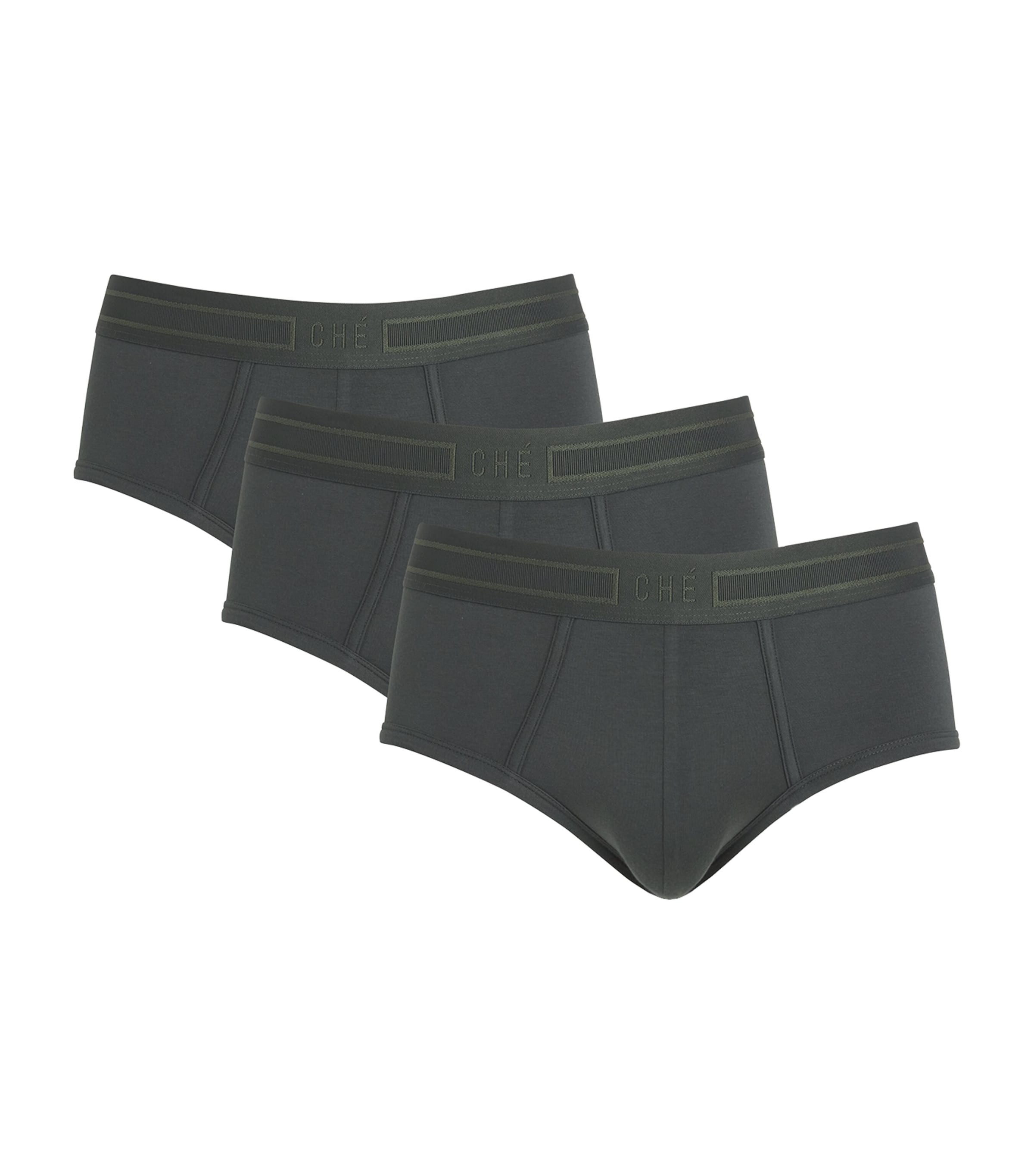 Che Studios Modal-blend Briefs In Gray