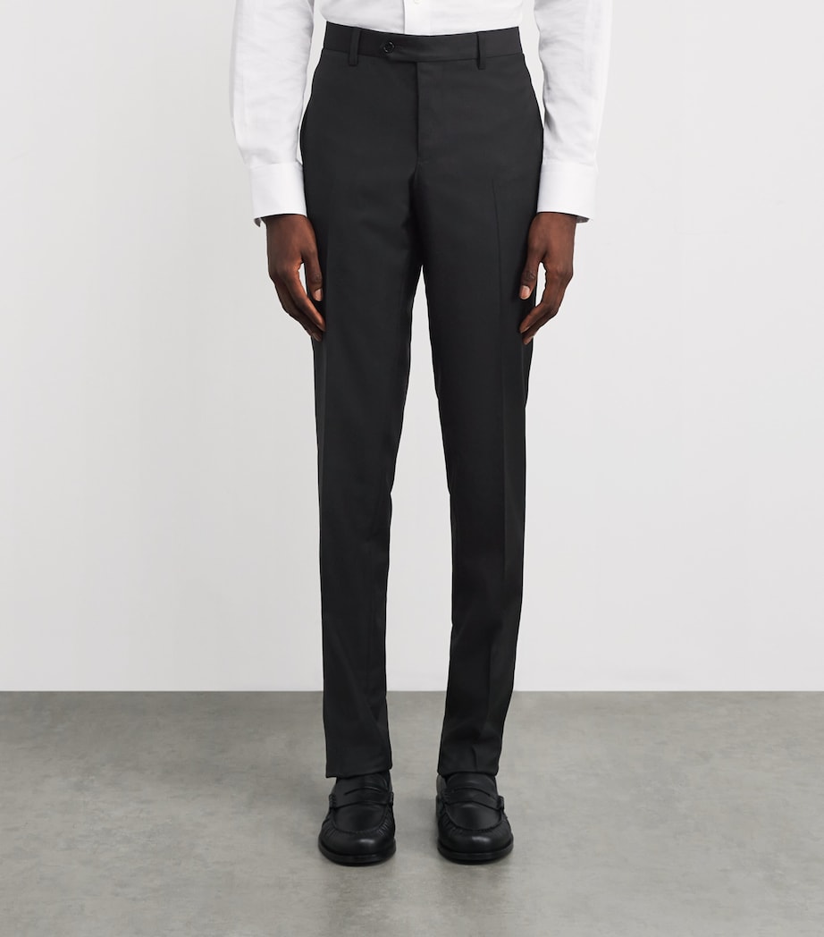 Virgin Wool Tailored Trousers 999 Image 3