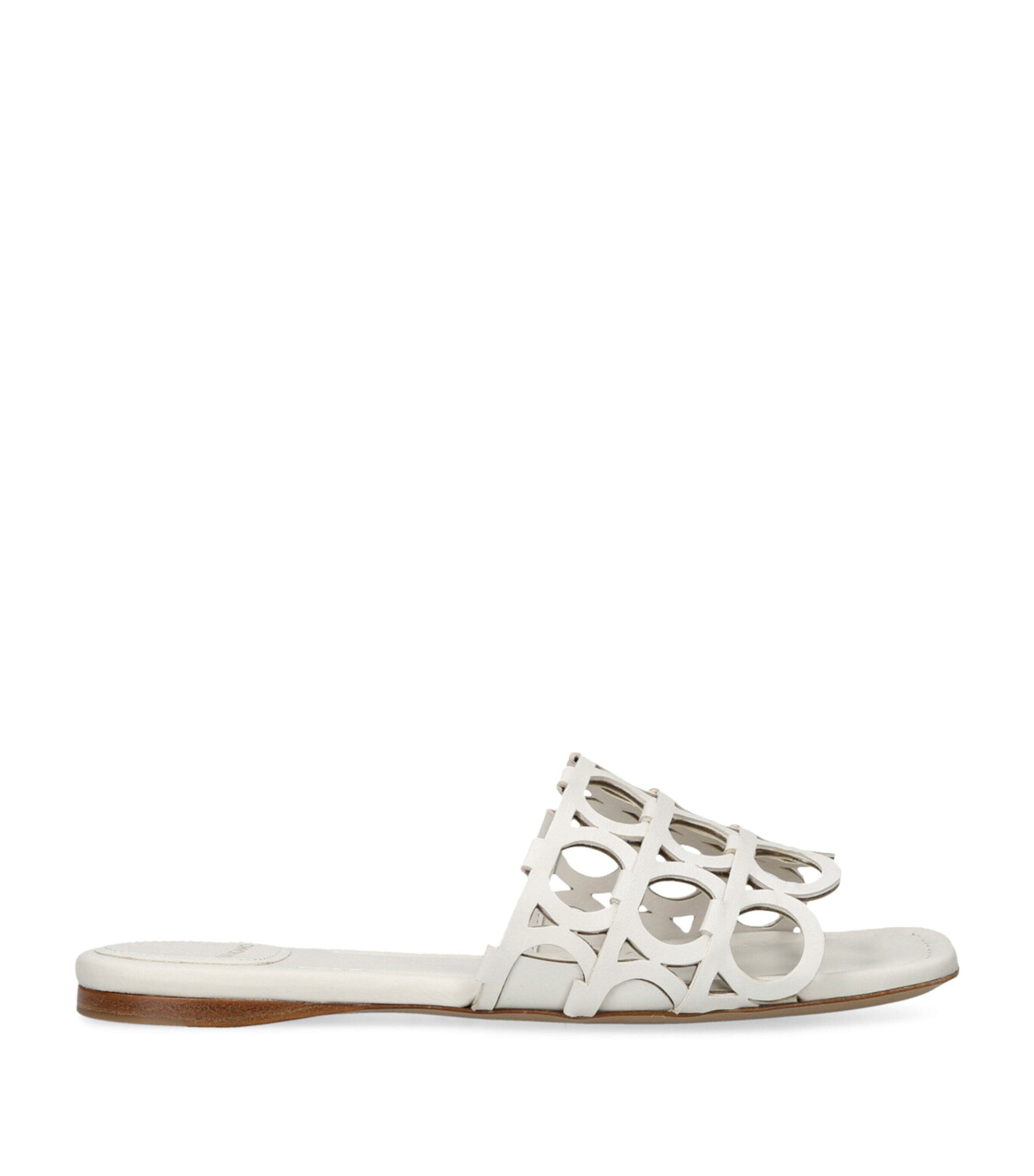 Leather Erne Sandals GREY Image 1