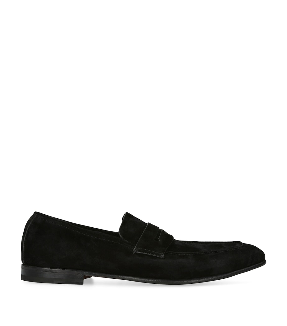 Suede L'Asola Loafers BLACK Image 1