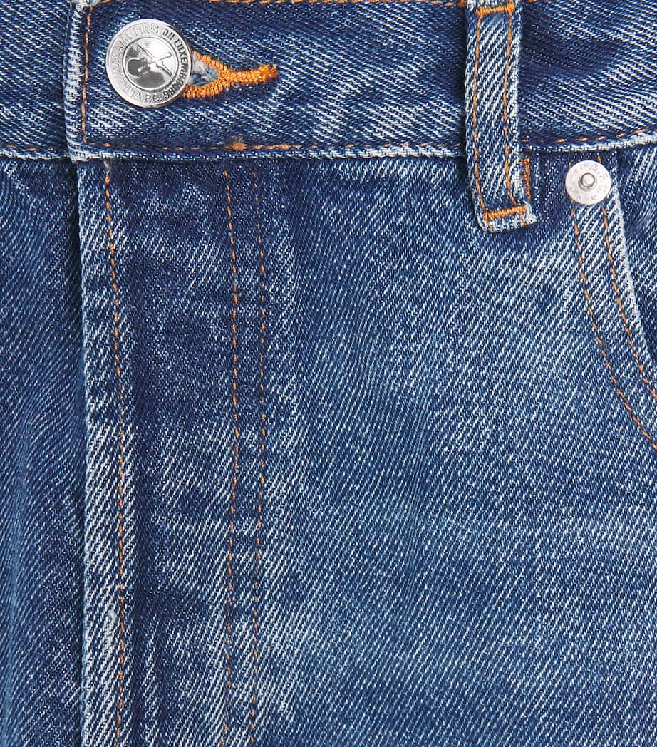 A.P.C. Mens Fairfax Wide-Leg Jeans Ial Washed Indigo Image 6
