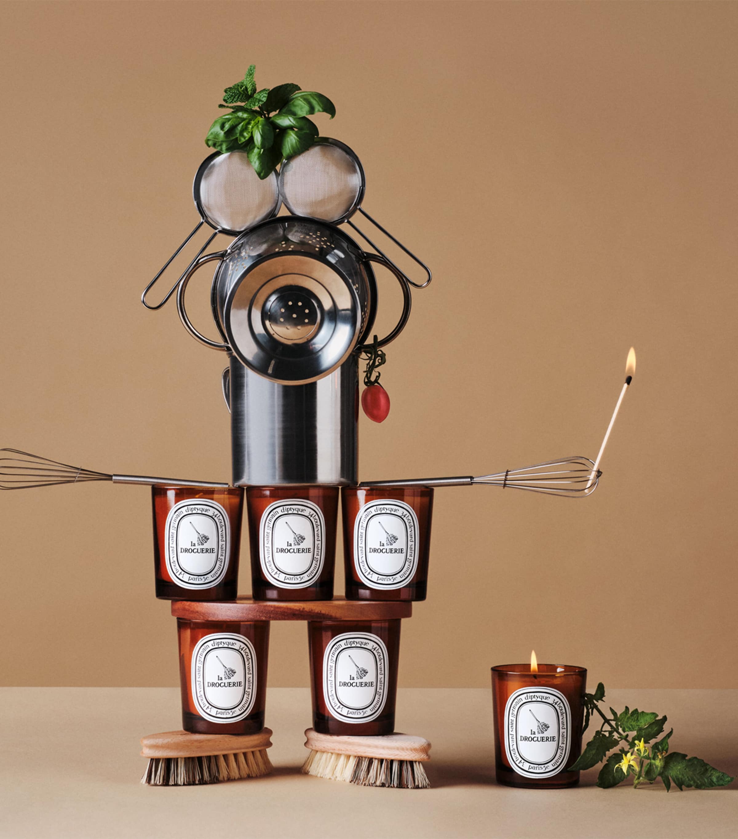 La Droguerie Odour-Removing Candle (190g) NO COLOUR Image 4