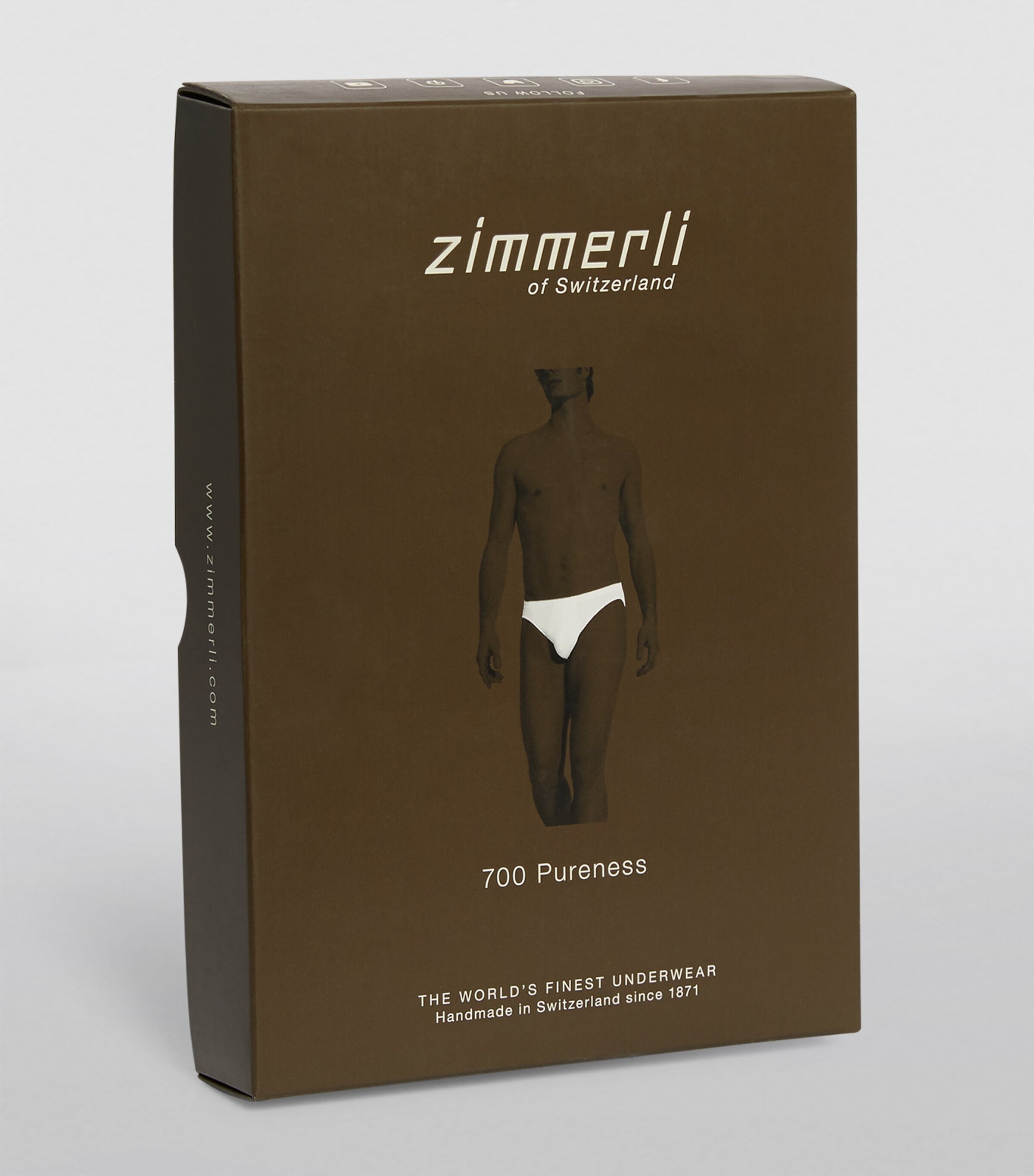 700 Pureness Boxer Briefs 447 NAVY Image 4