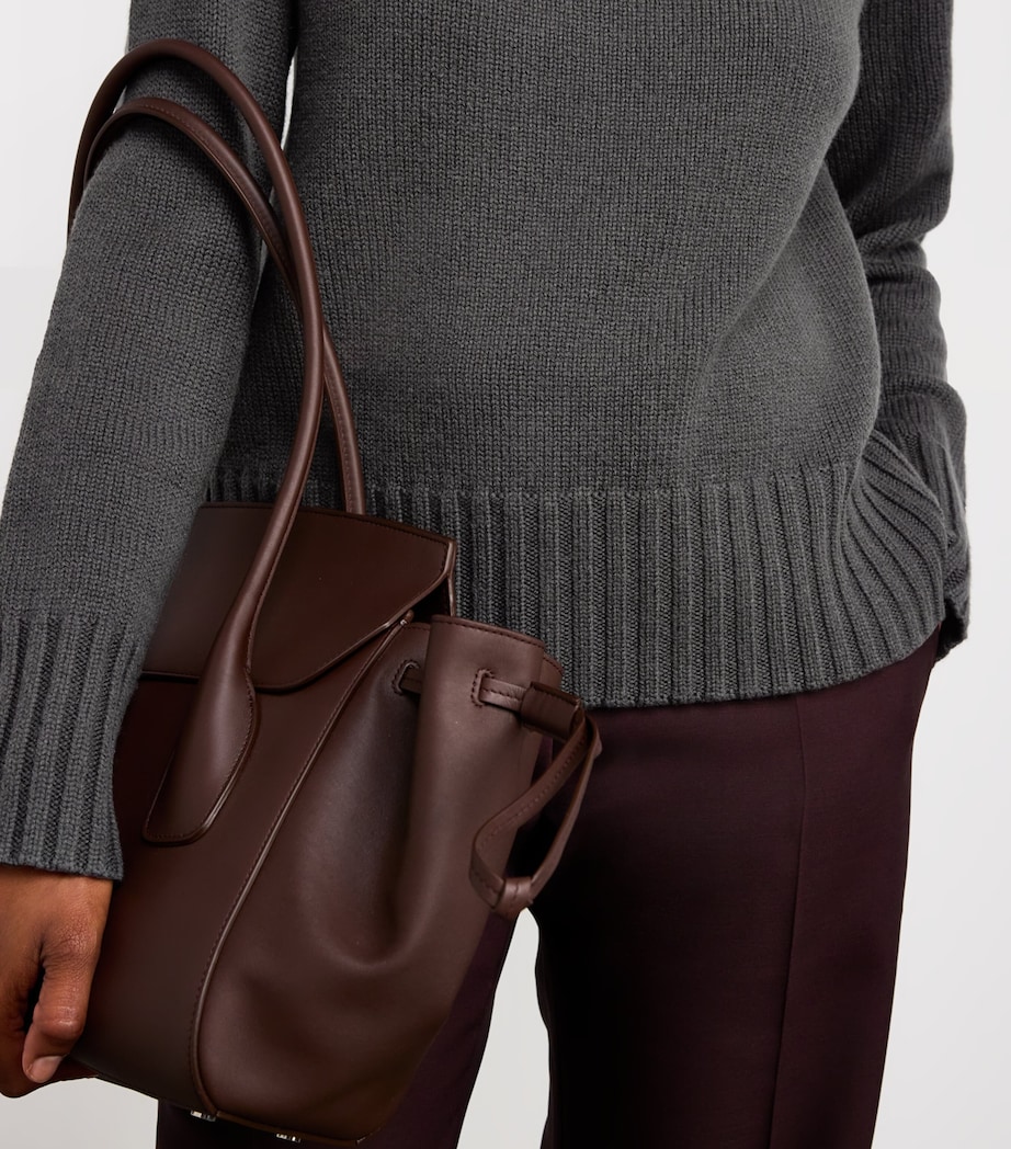 Wool-Cashmere Sweater GREEN Image 6