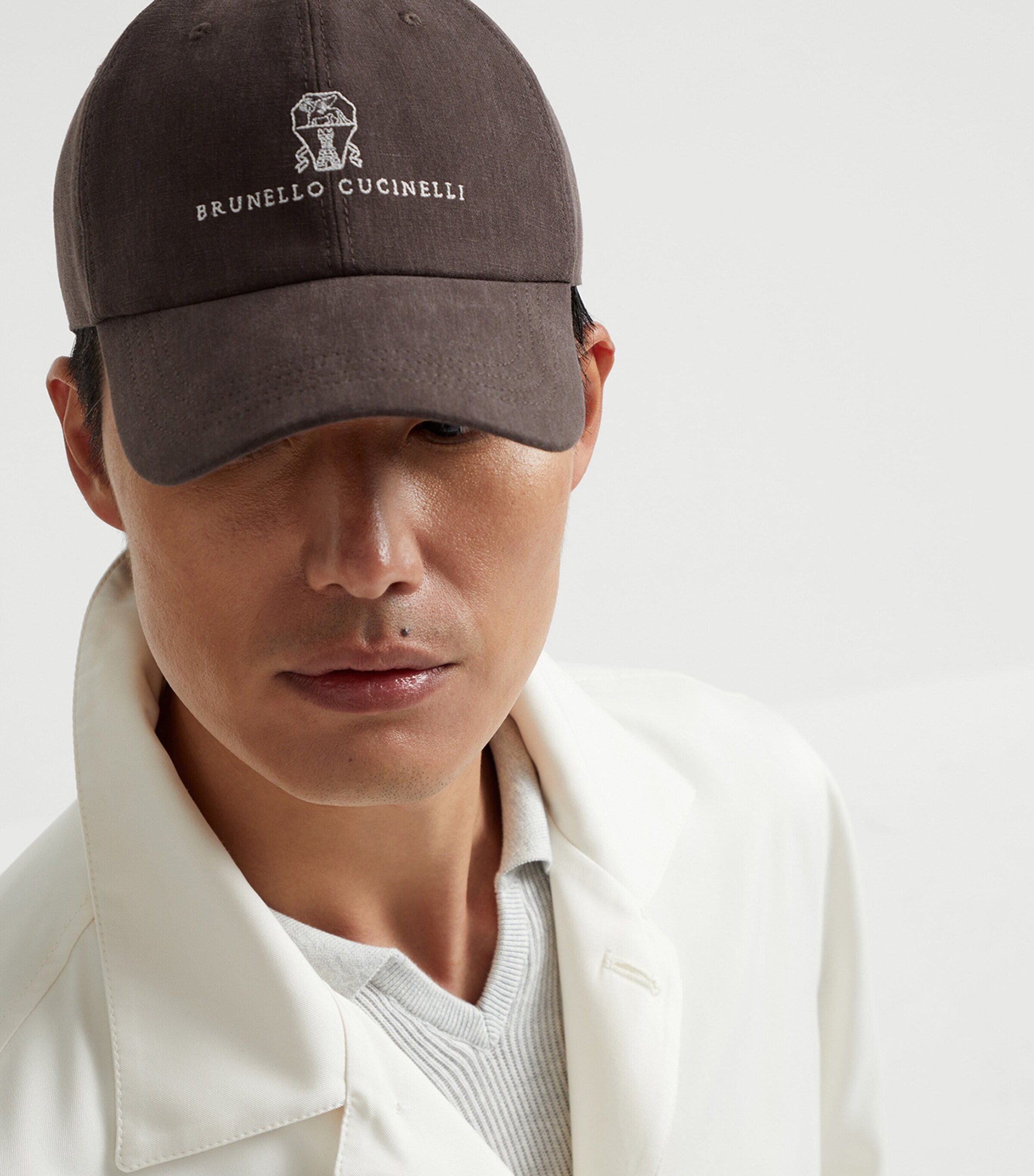 ハット BRUNELLO CUCINELLI Linen blend baseball hat Linen blend hat BRUNELLO CUCINELLI - Nugnes1920