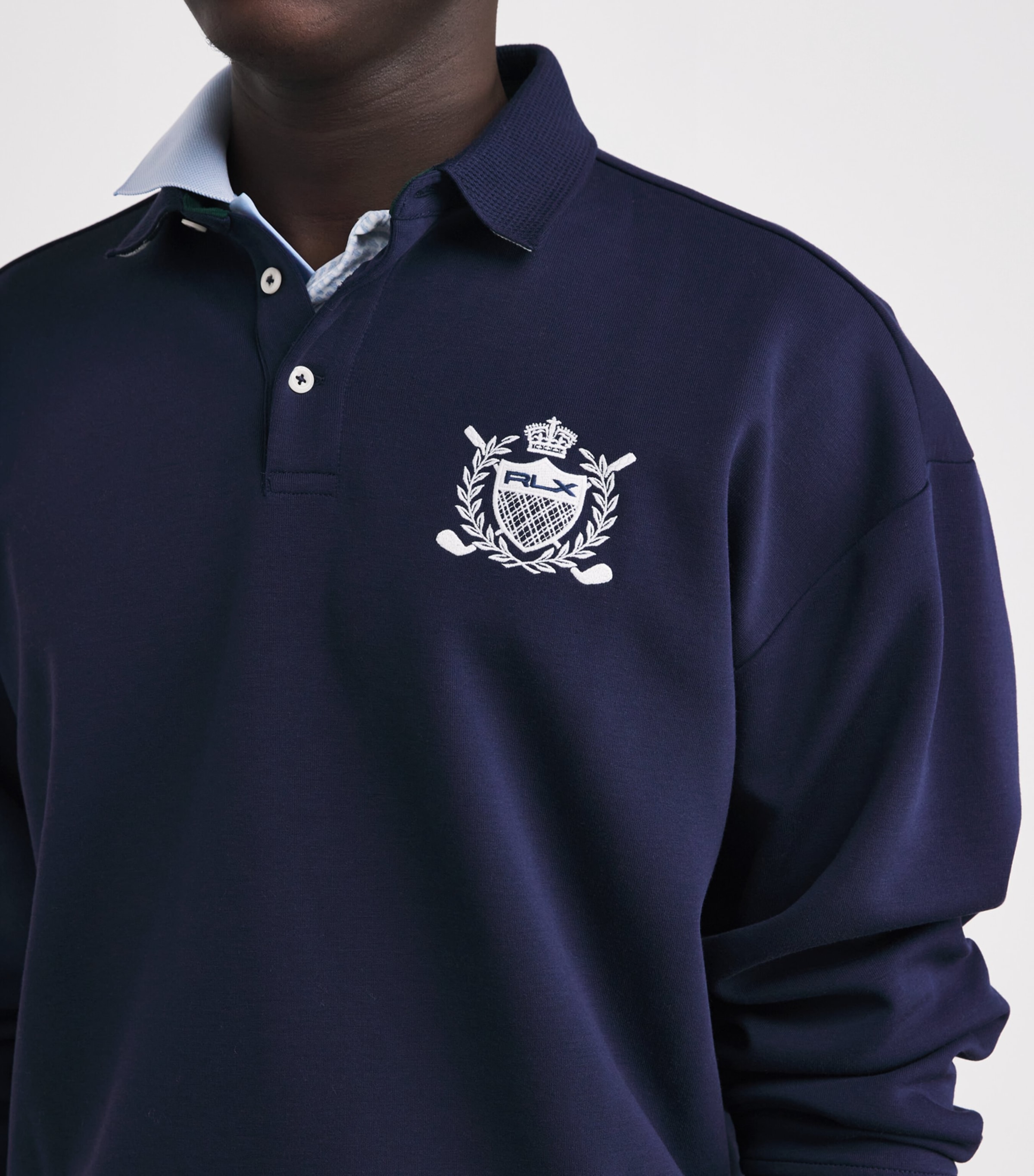Logo Embroidered Sweatshirt REFINED NAVY Image 6