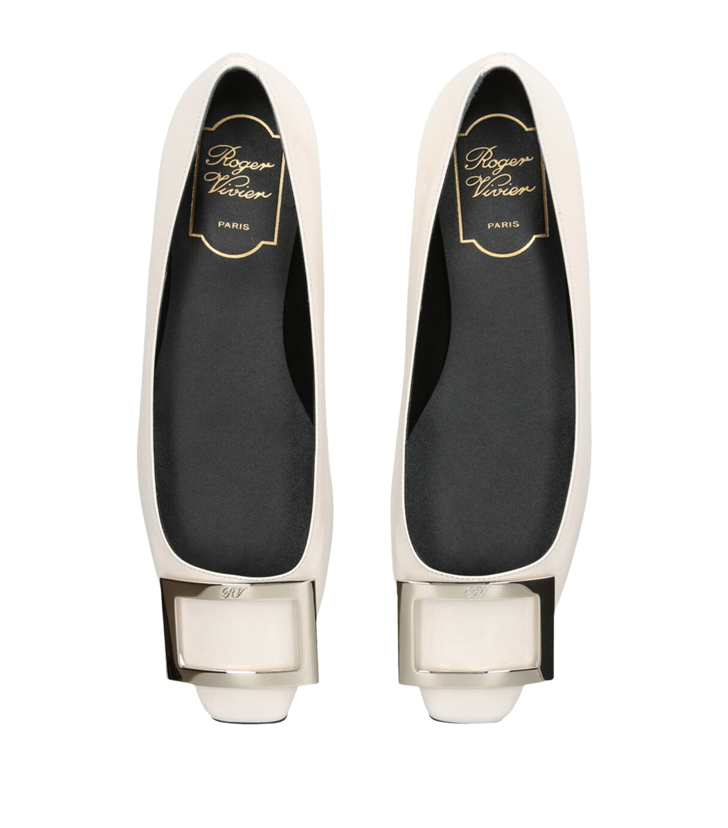 Patent Trompette Ballet Flats CREAM Image 4