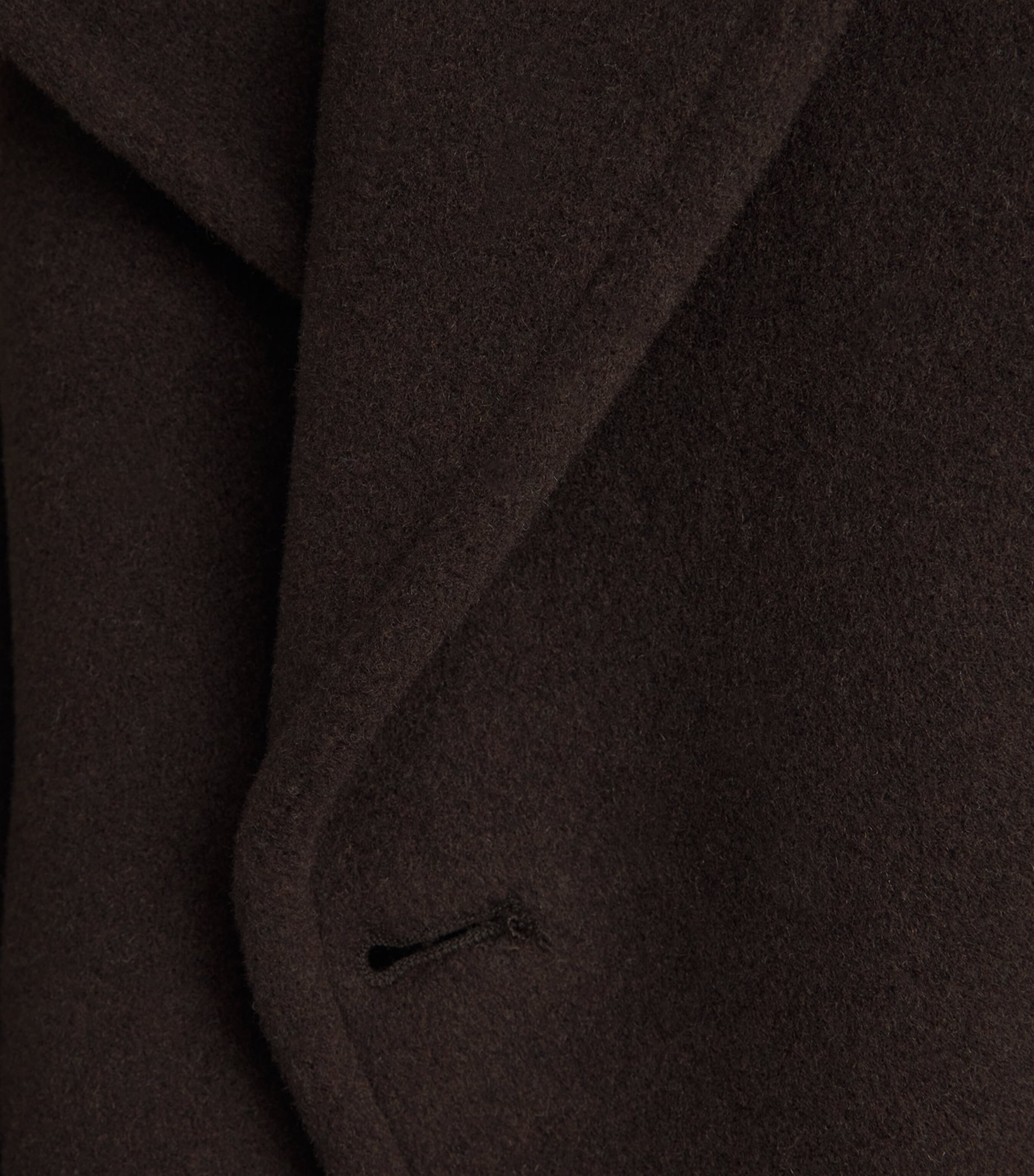 Wool-Blend Belted Coat BROWN Image 5
