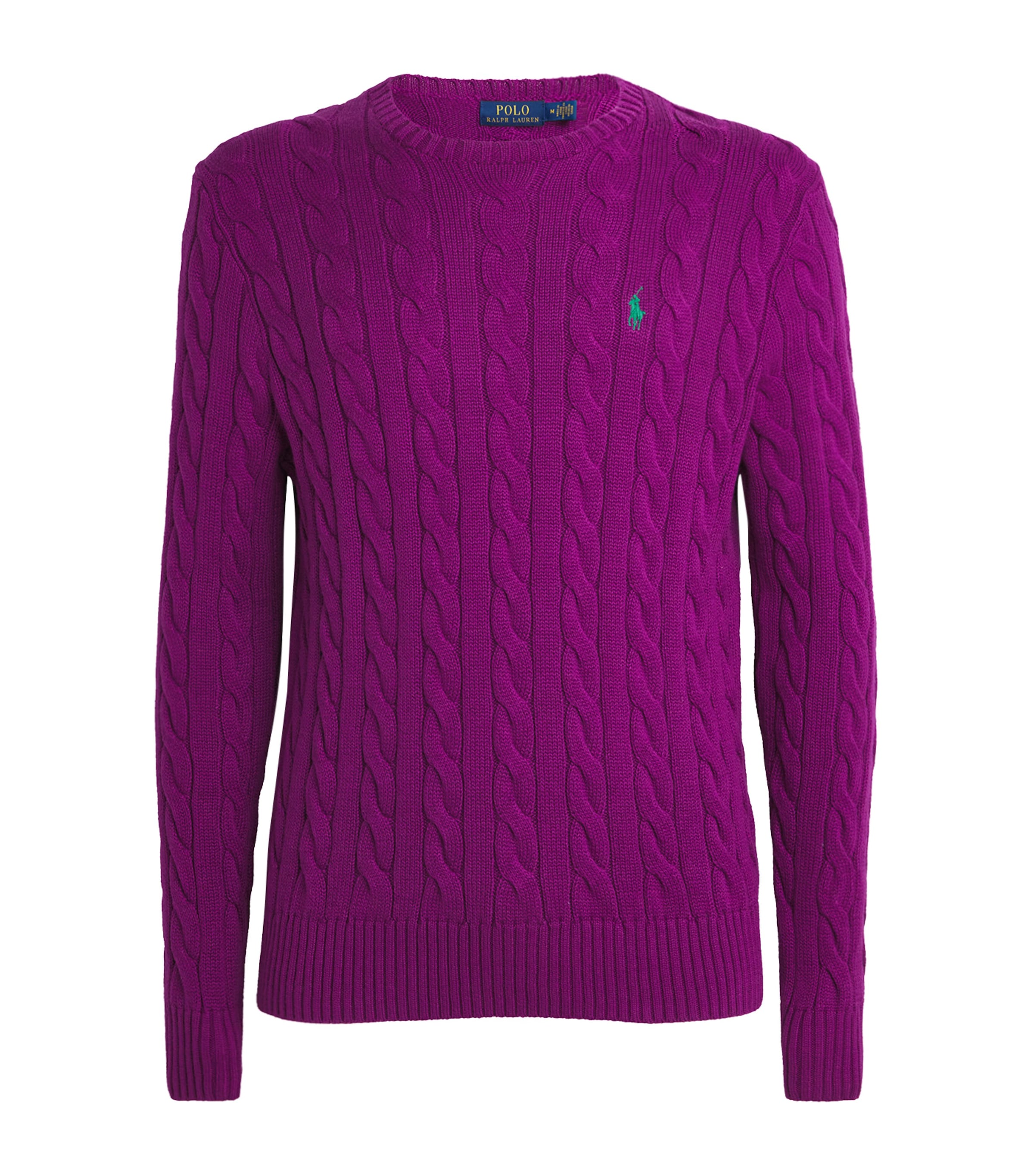 Cotton Cable-Knit Sweater PURPLE DAWN Image 1