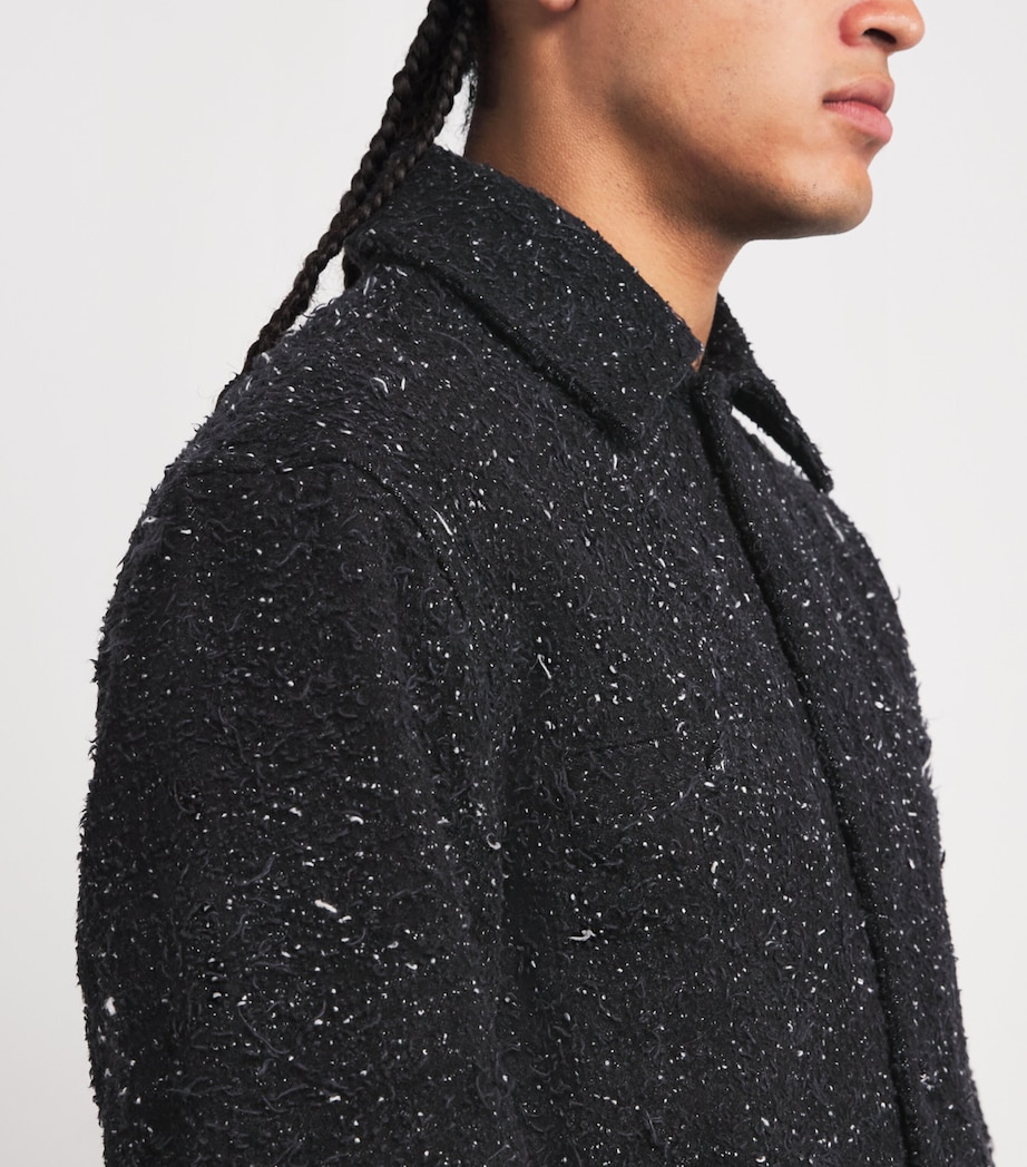 Cotton Towel Jacket BLACK Image 6